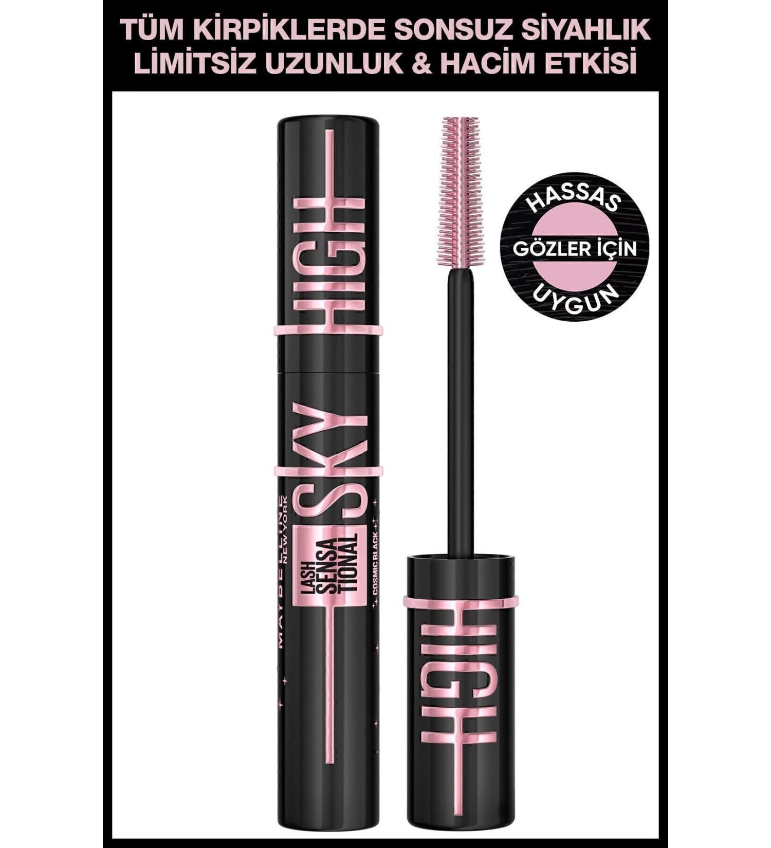 Maybelline New York Lash Sensational Sky High Cosmic Black Black Mascara - Buy Online on GoSupps.com