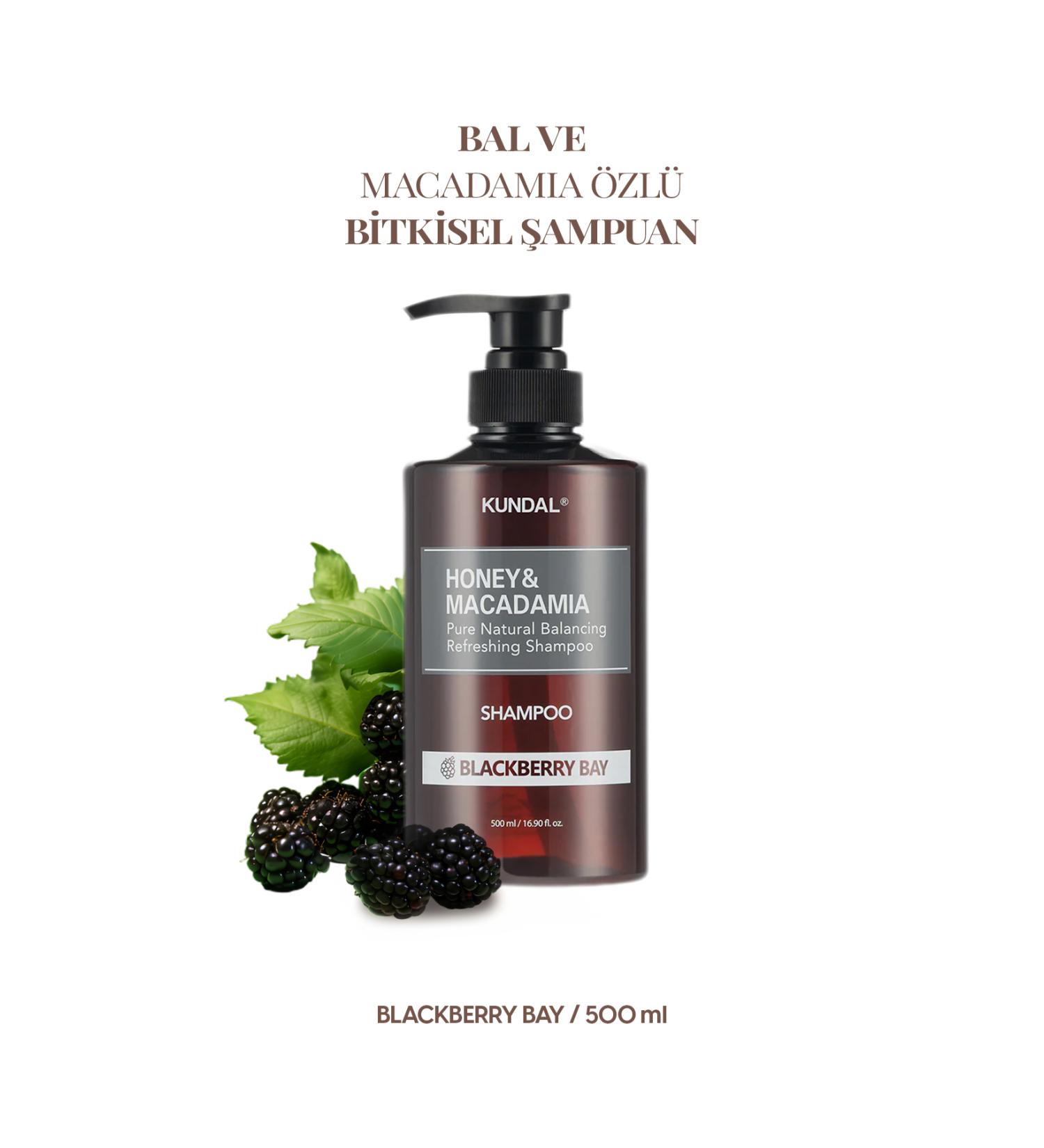 Kundal Anti-Breakage Nourishing Care Shampoo KUNDAL Honey& Macadamia Nature Shampoo 500ml Blackberry Bay - Buy Online on GoSupps.com