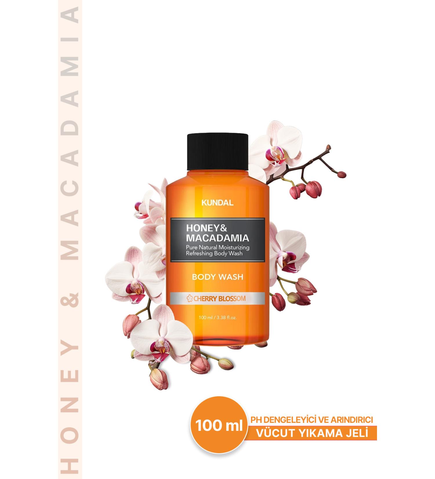 Kundal Ph Balancing and Purifying Body Wash Gel Honey&macadamia Pure Body Wash(CHERRY BLOSSOM) - Buy Online on GoSupps.com