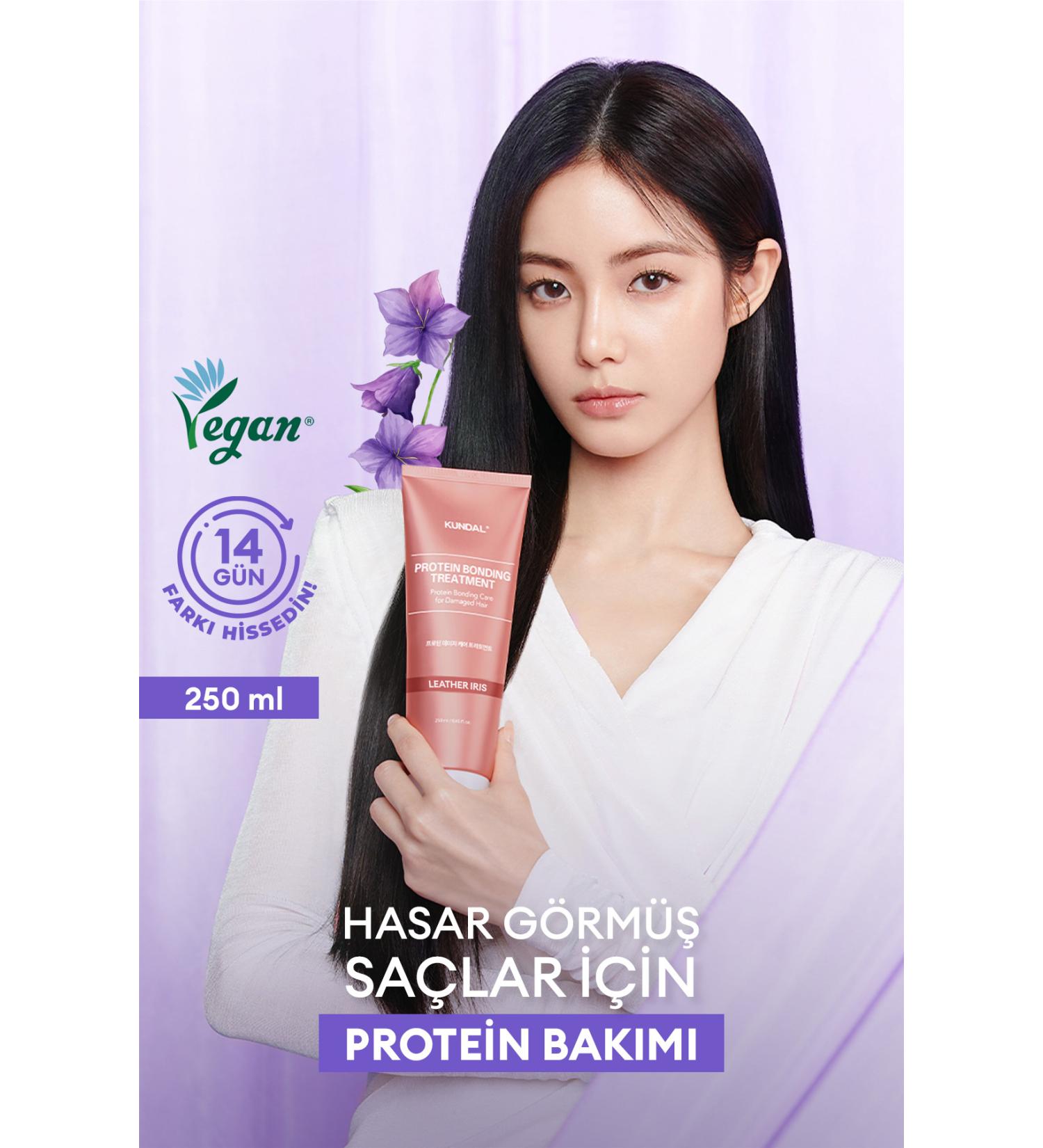 Kundal Intensive Repair and Heat Protection Care Cream Protein Bonding Treatment 250ml (LEATHER IRIS) - Buy Online on GoSupps.com