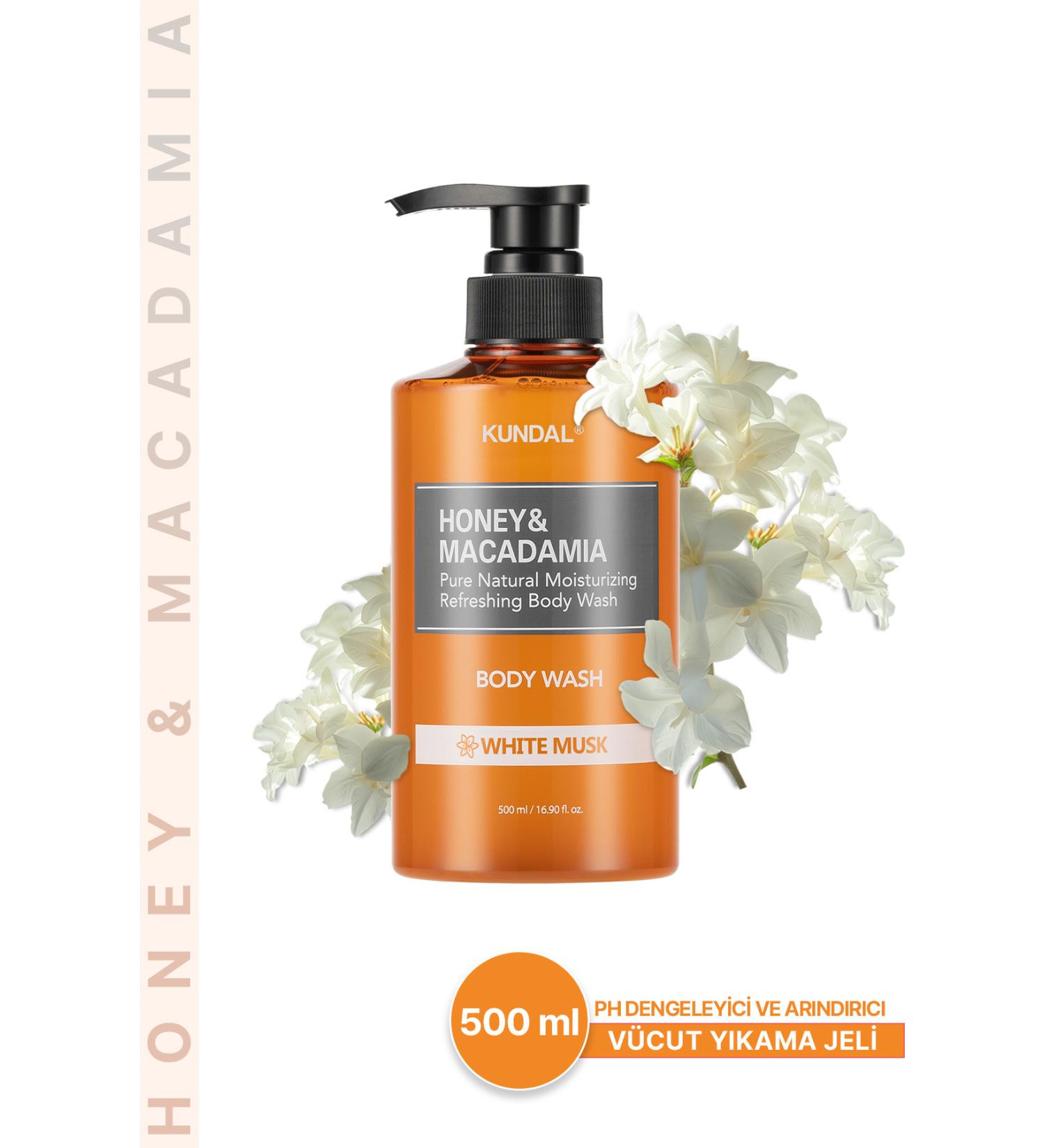 Kundal Ph Balancing and Purifying Body Wash Gel Honey&macadamia Pure Body Wash (WHITE MUSK) - Buy Online on GoSupps.com