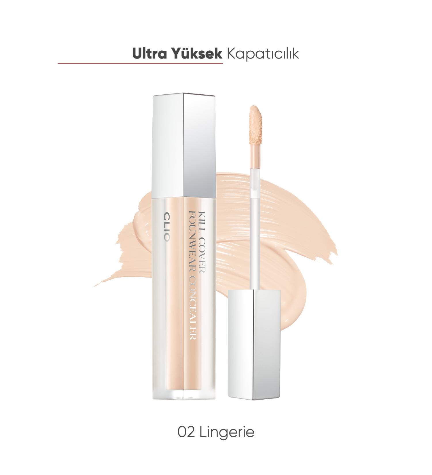 CLIO Intense Coverage Concealer Kill Cover Foundation Concealer (2 LINGERIE) - Buy Online on GoSupps.com