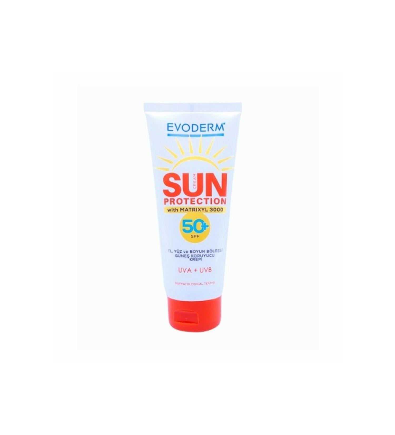 EVODERM Sunscreen Cream Sun Protection Cream Spf 50 100 ml