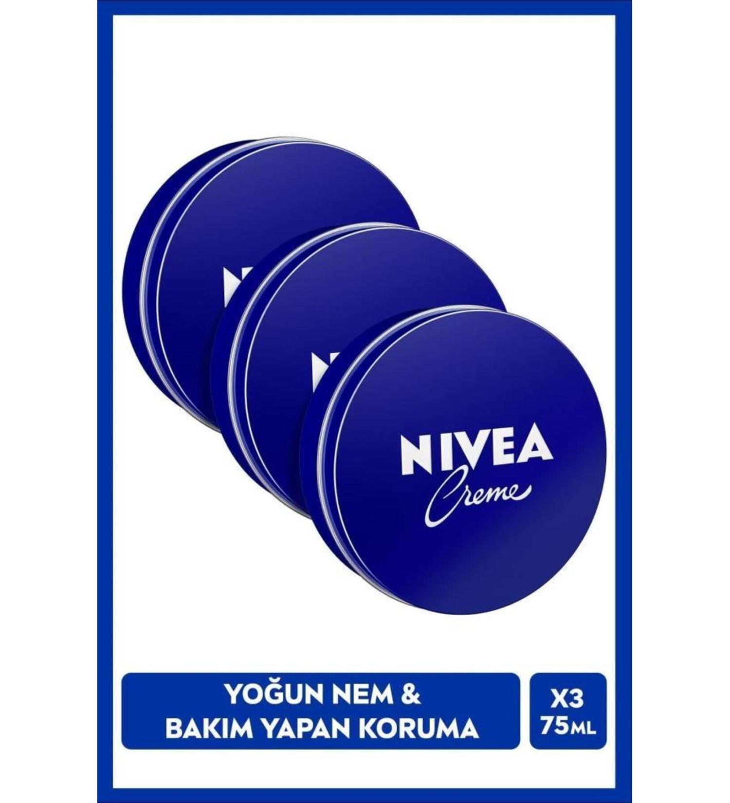 NIVEA Creme 75ml X3 - Buy Online on GoSupps.com