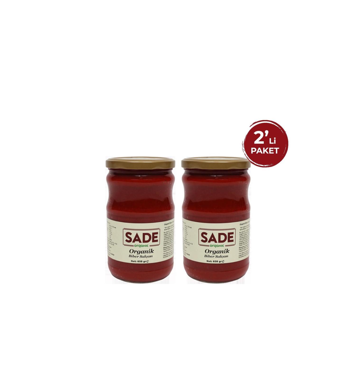 SADE Organic x 2 Pepper Paste 610 gr