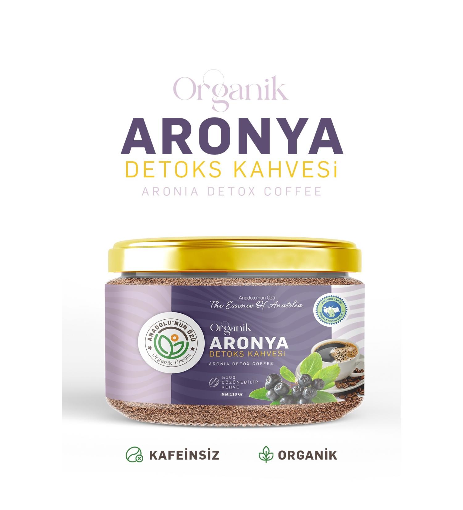The essence of Anatolia organic production Organic Aronia Detox Coffee ''110gr'' - Buy Online on GoSupps.com