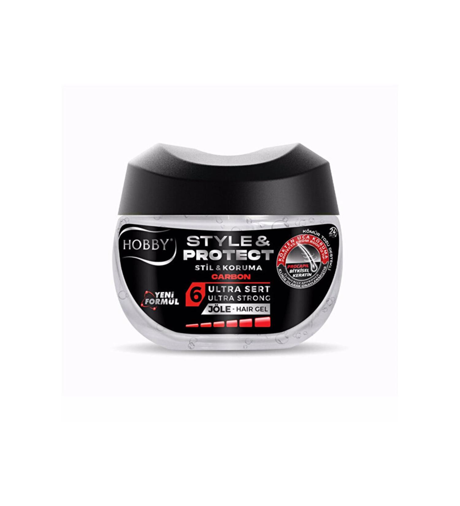 Hobby Jelly - Style & Protect Carbon - 400 gr- Effective HoldNATUR NB149