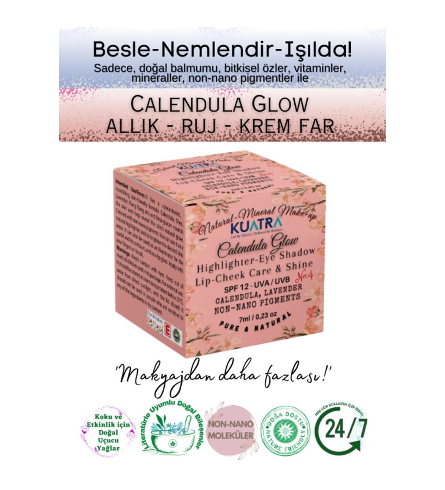 Kuatra Calendula Glow Moisturizing Antioxidant Luminous Balm Brightening 'natural ingredients' - Buy Online on GoSupps.com