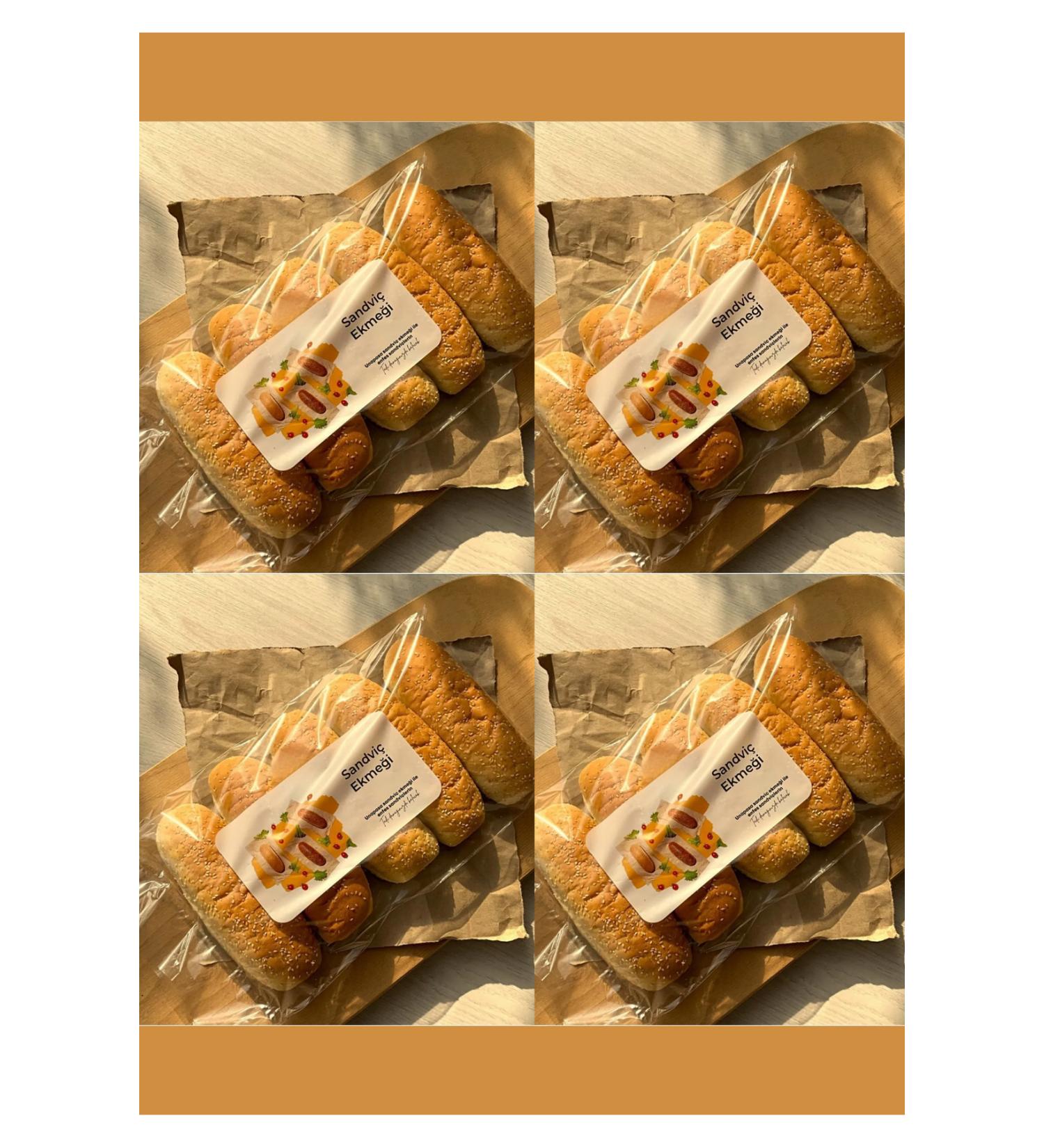 ASAF UNLU MAMULLER Sesame Sandwich Bread 100 gr (5X100 GR) (4 PACKS WILL BE SENT.) - Buy Online on GoSupps.com