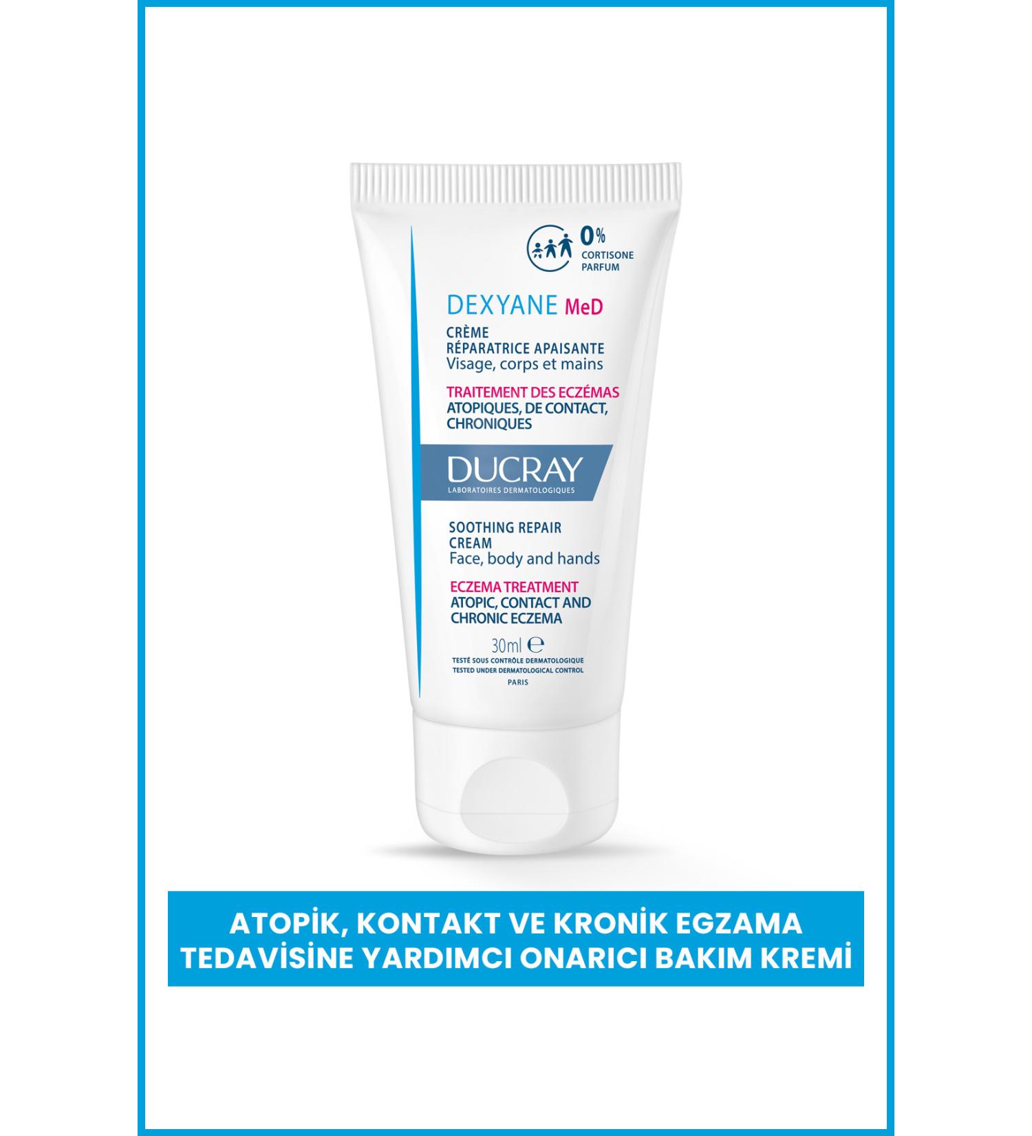 Ducray Dexyane Med Repairing Care Cream for Atopic and Chronic Eczema Treatment 30 ml