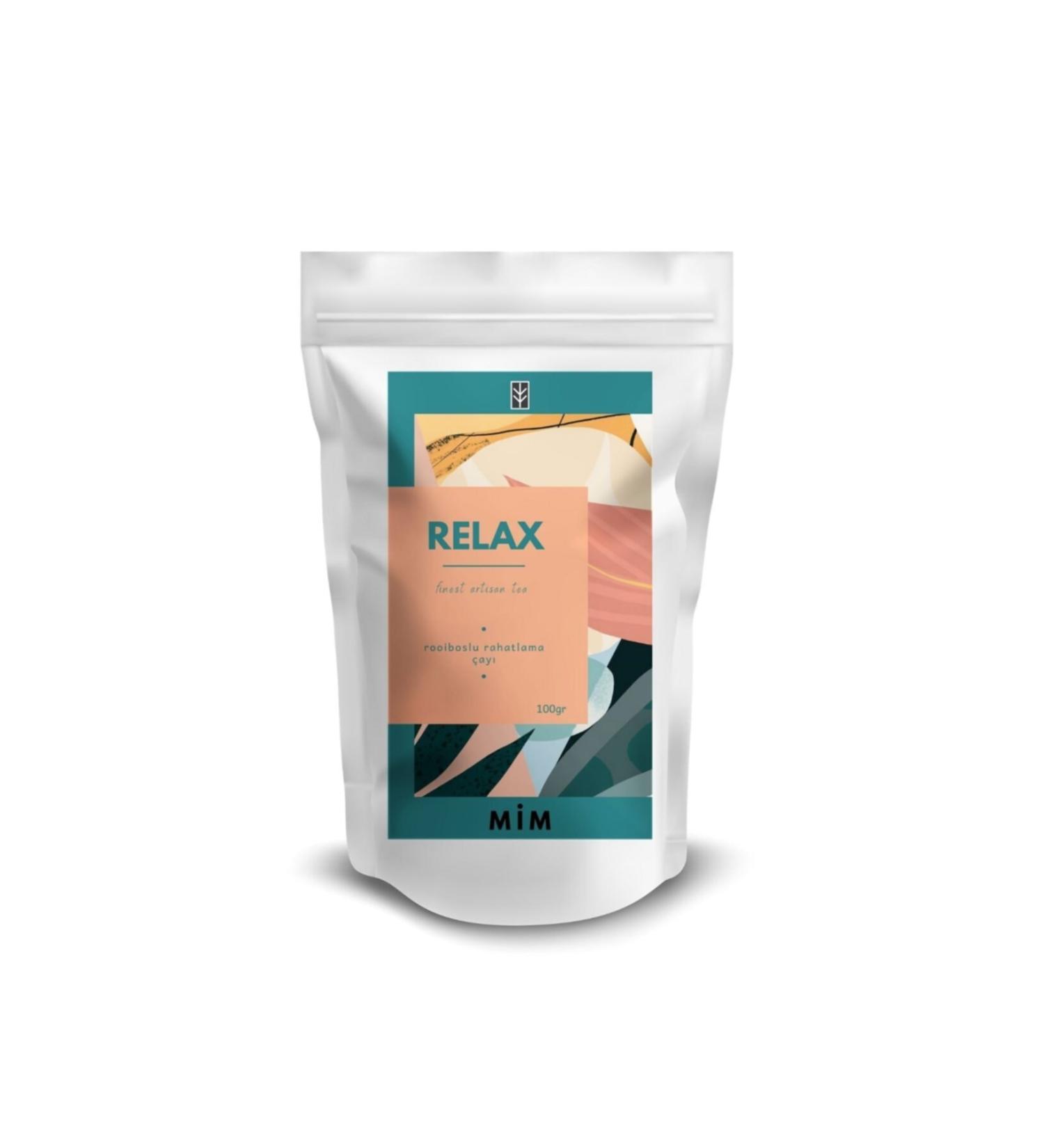 Mim Tea Relax Tea - Herbal Tea with Rooibos 100gr - Buy Online on GoSupps.com