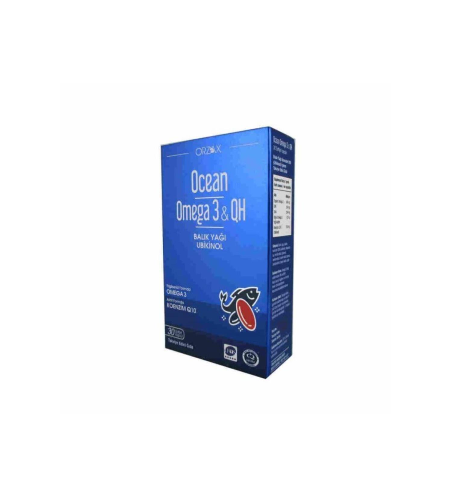Ocean Omega 3 - Qh 30 Capsules