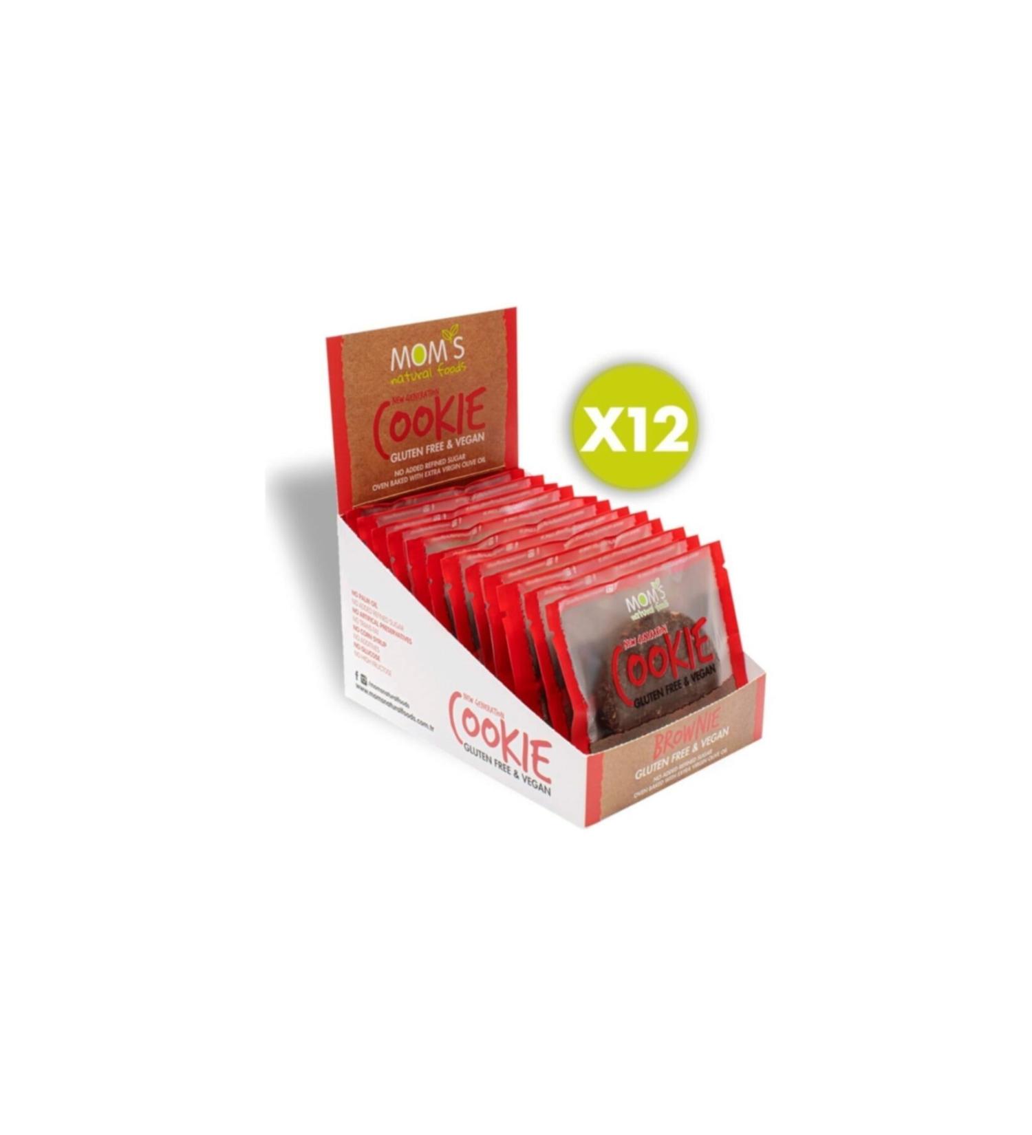 Mom's Natural Foods Gluten-Free Brownie Cookie - 12 Pieces