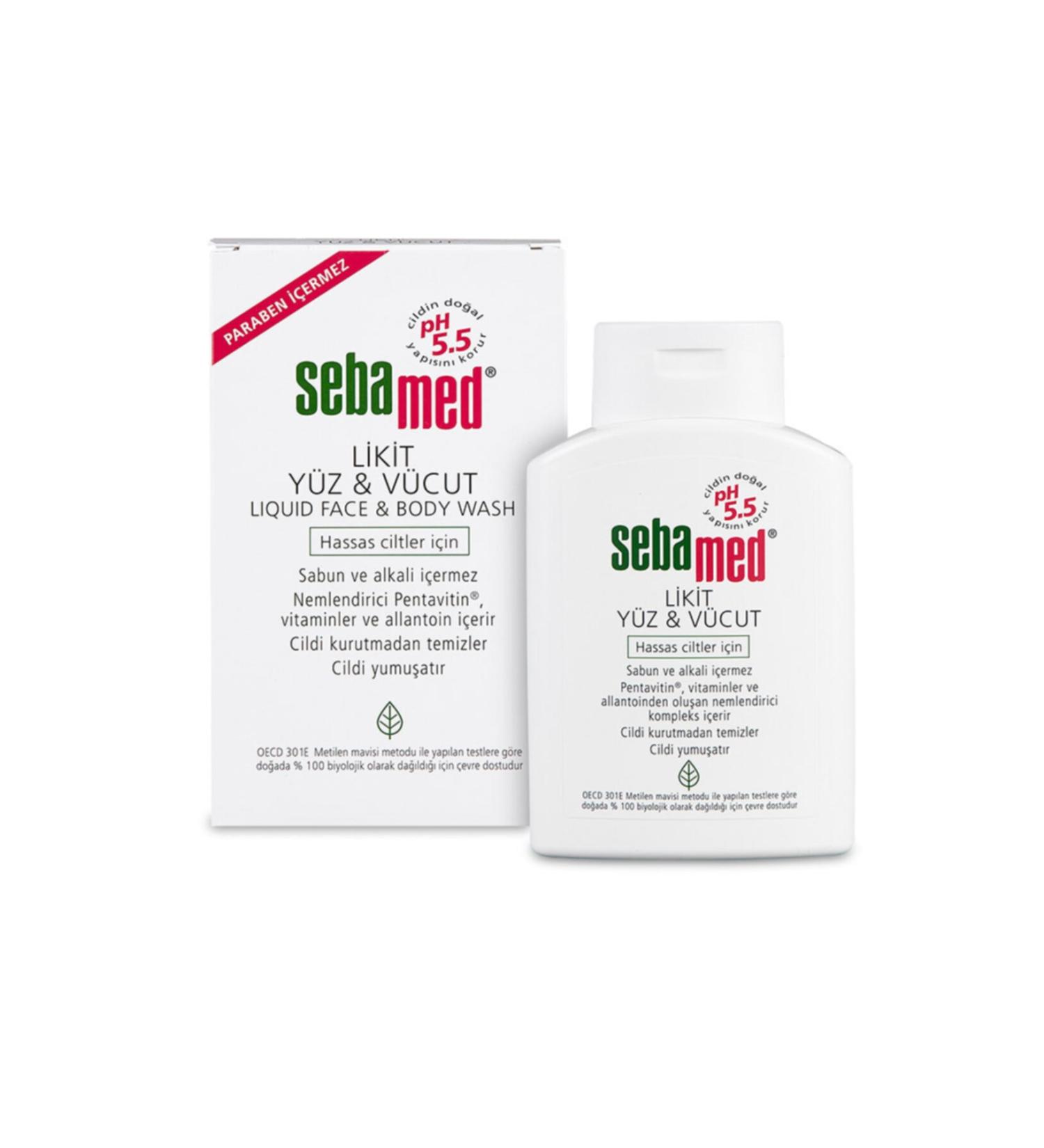 Sebamed Liquid Face & Body Cleanser 200 ml