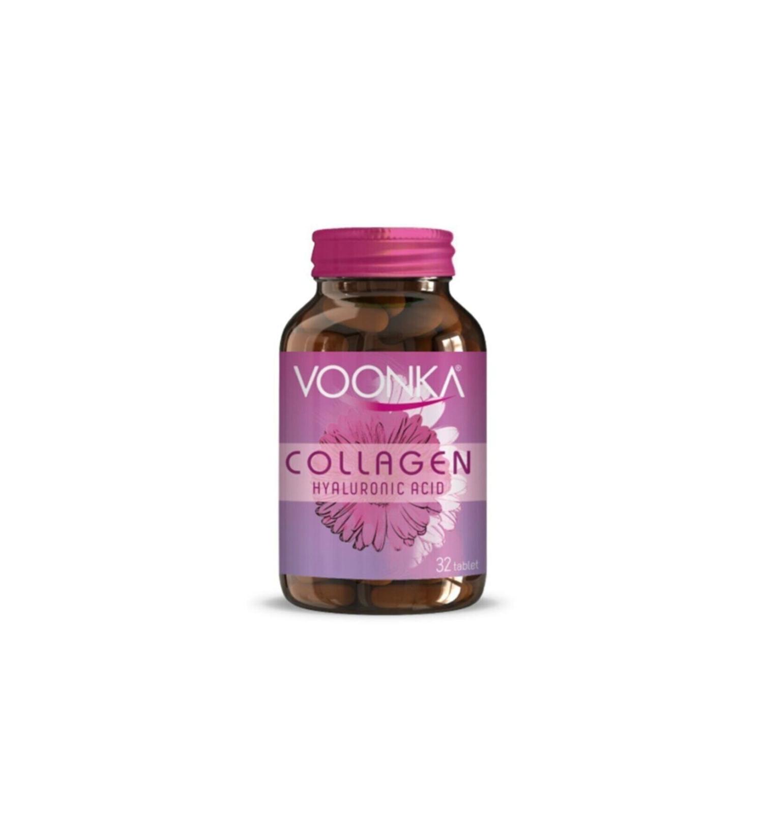 Voonka Beauty Collagen Hyaluronic Acid 32 Tablets