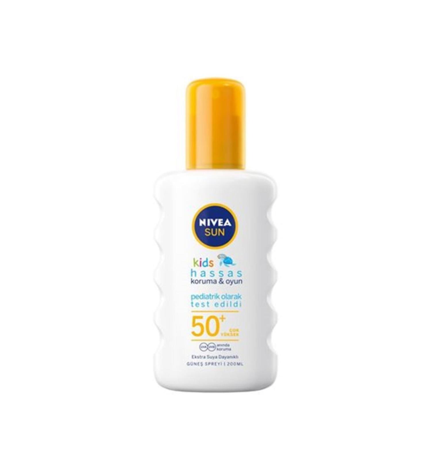 NIVEA Sun Baby Spf50+ Protection & Care Sensitive Skin Children Sun Spray 200ml