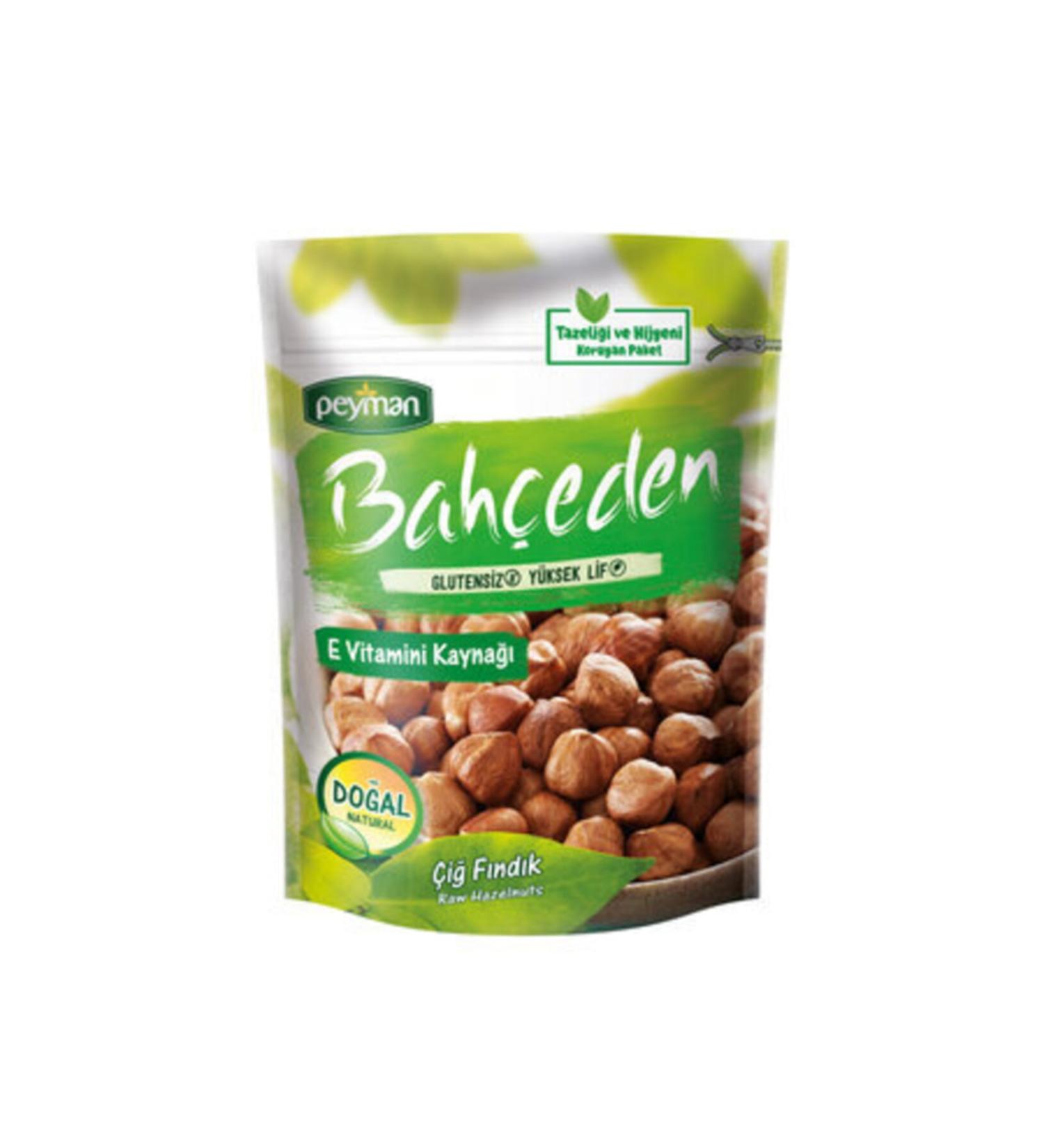 Peyman Garden Raw Hazelnuts 200 G
