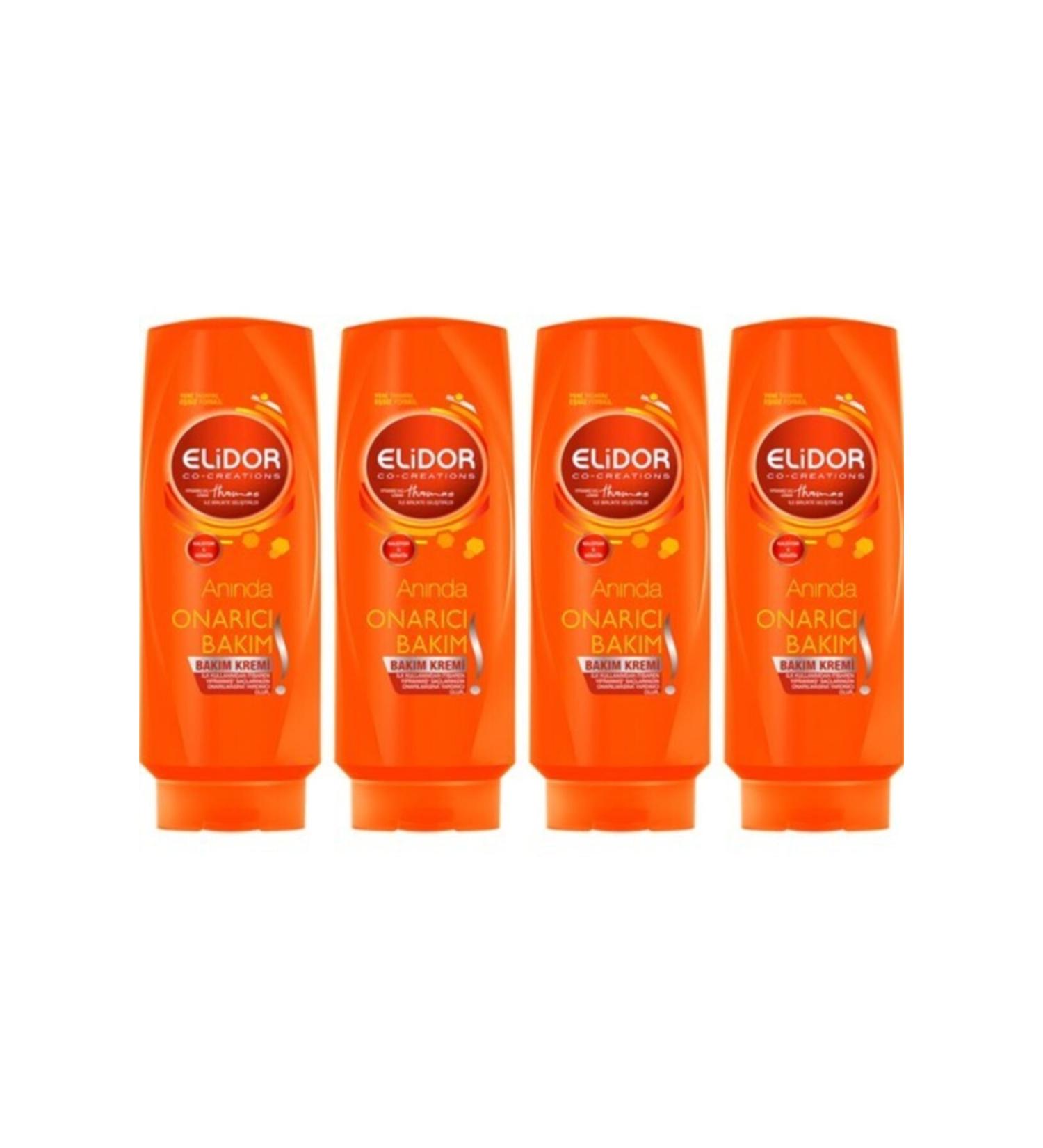 Elidor Instant Repair Care Hair Care Cream 500 Ml X 4