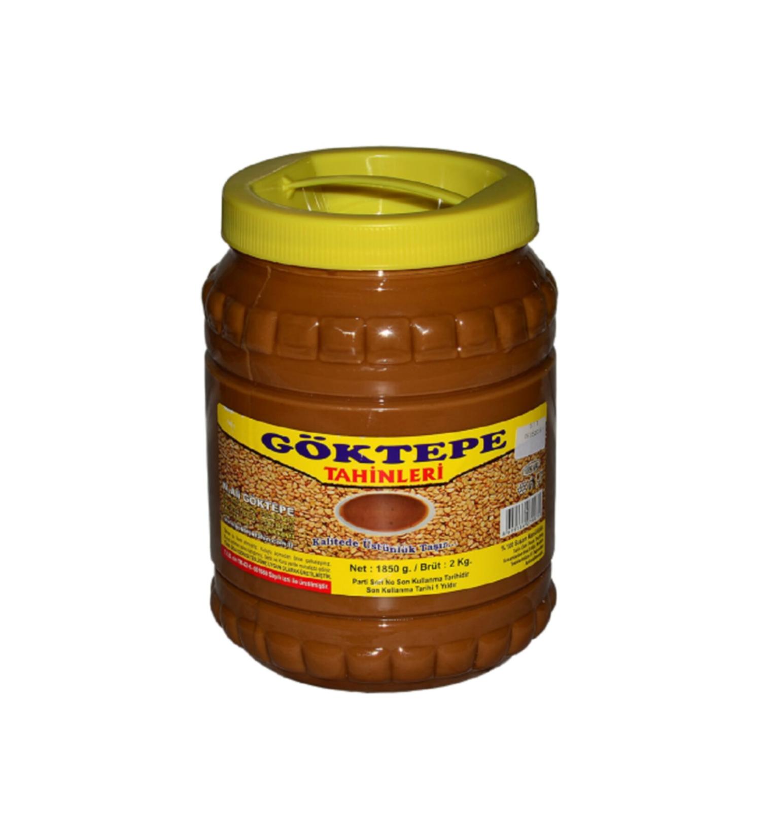 G ktepe Bran-Free Steppe Tahini Plastic Box 2 Kg