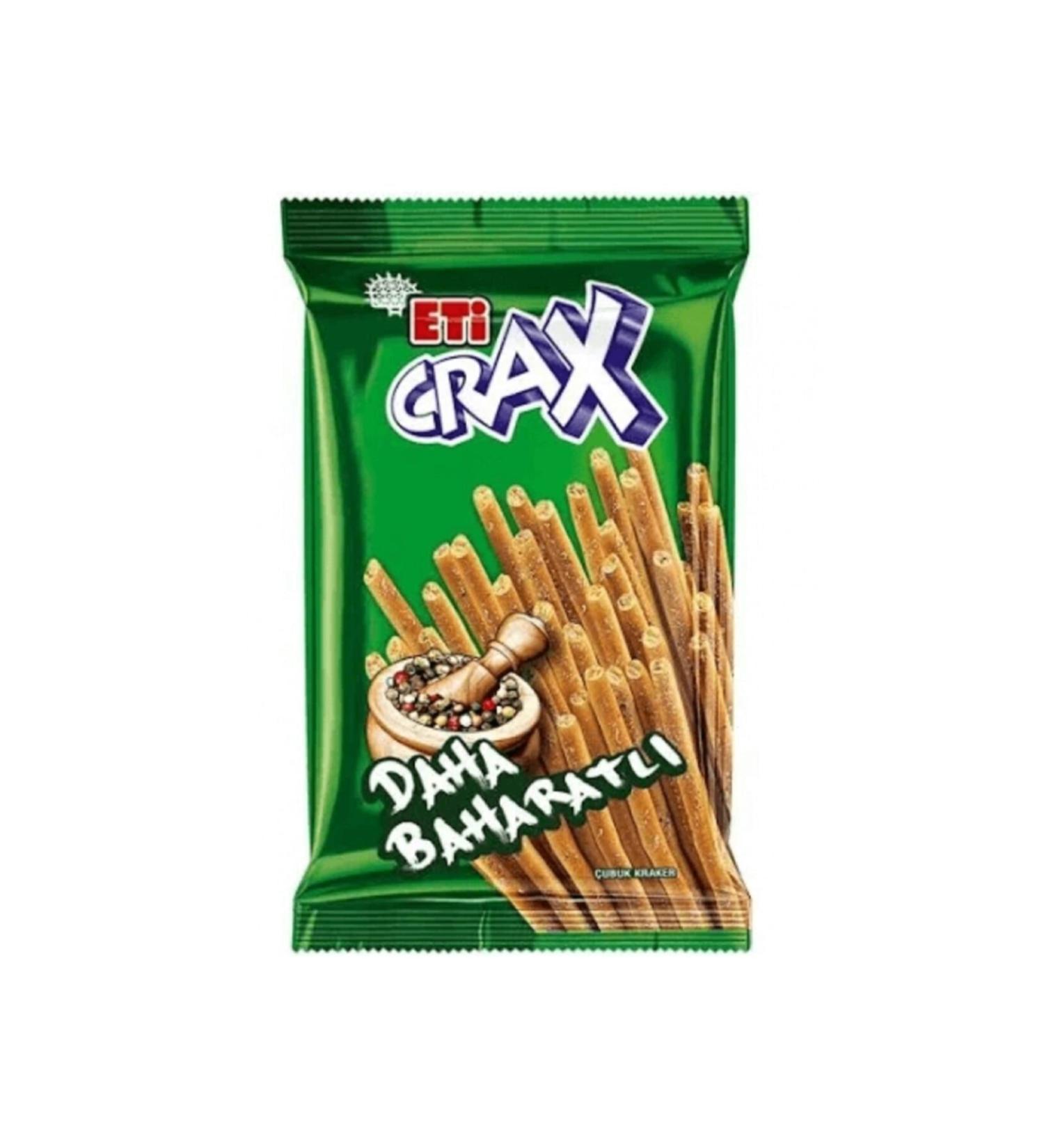 Eti Crax Spicy Stick Crackers 50gr-20pcs