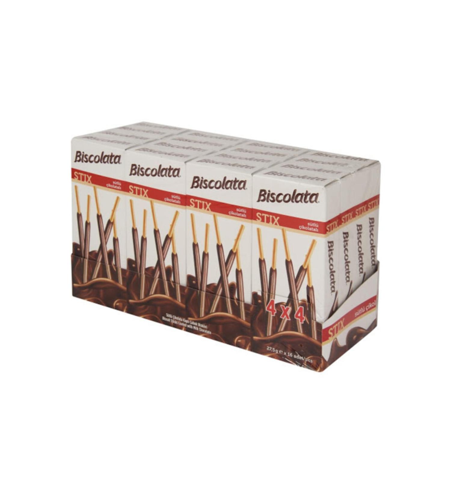 len Biscolata Stix Plain 40 Gr (16 Pieces)