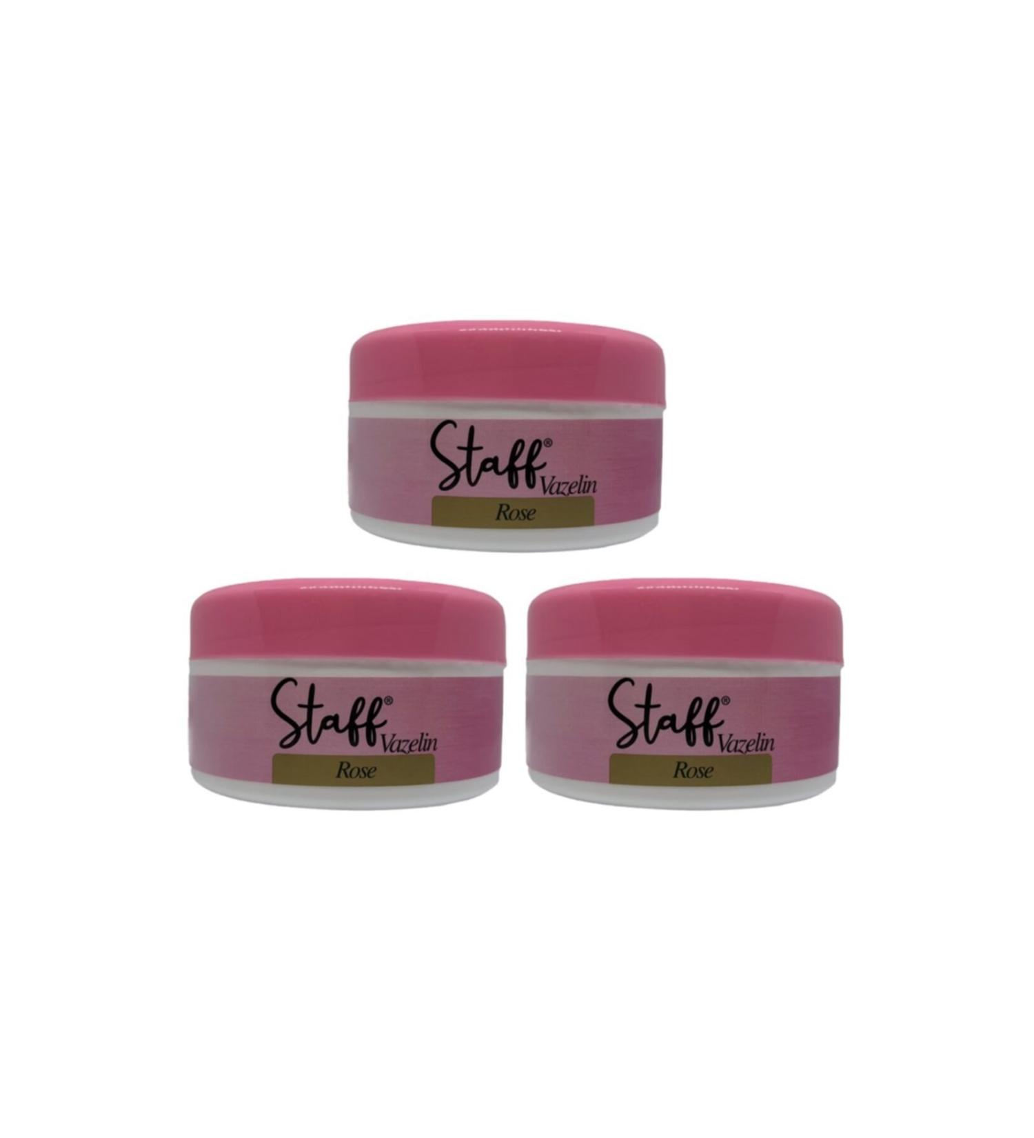 Staff Vaseline Rose 100 Ml 3 Pieces