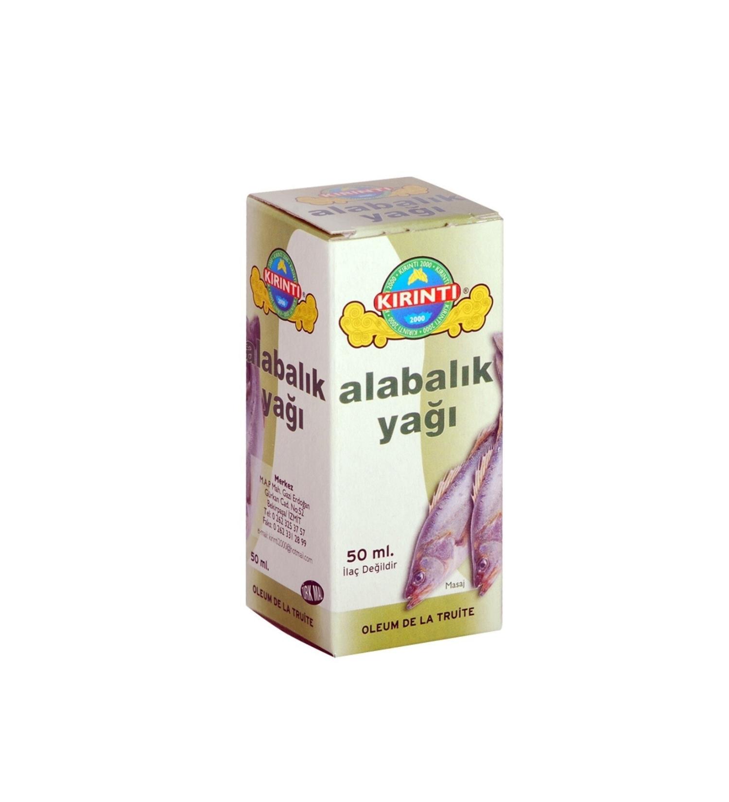 KIRINTI 2000 Trout Oil 50 Ml 2 Pieces