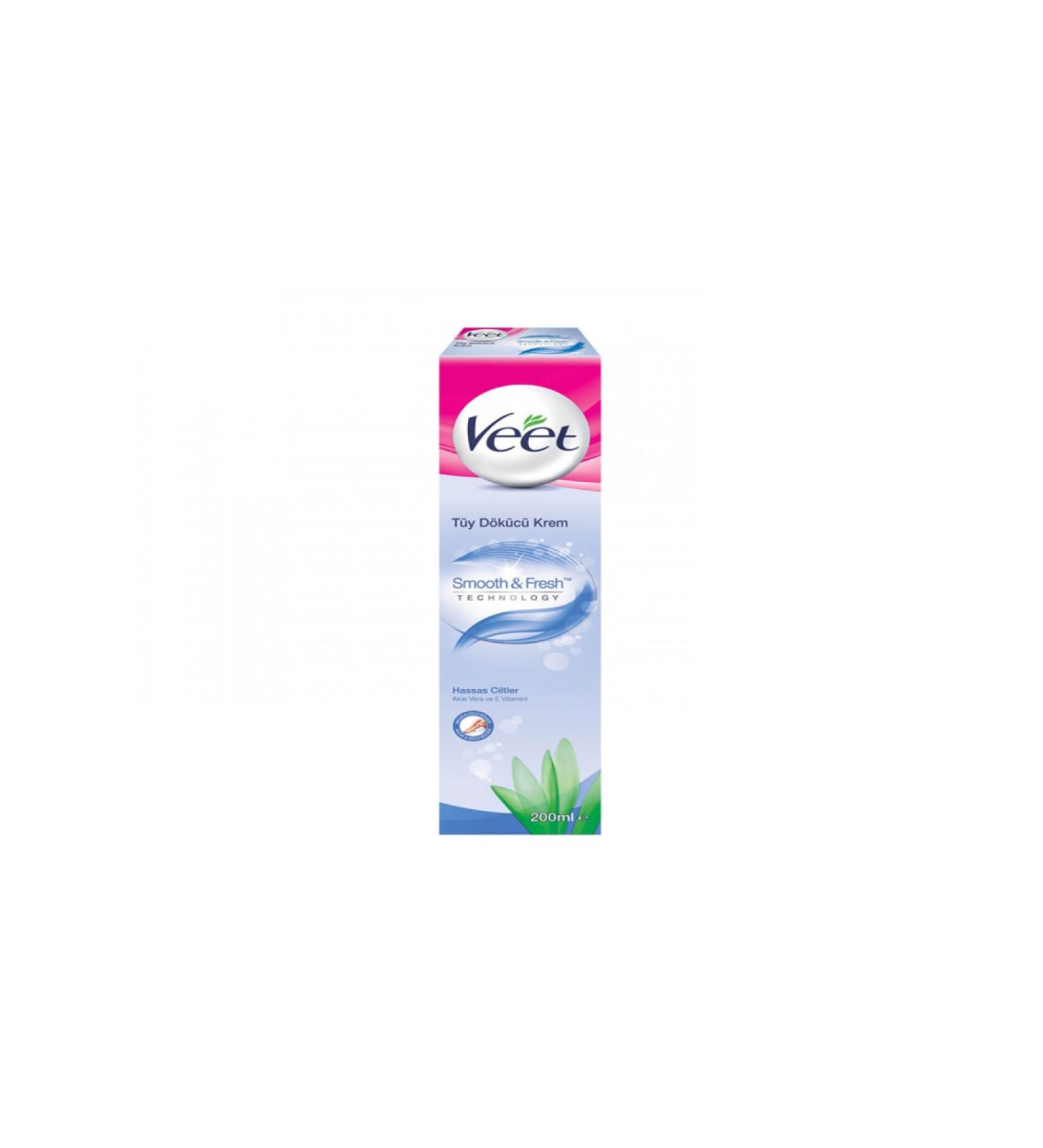 Veet Hair Removal Cream For Sensitive Skin 100 Ml X2 Pieces