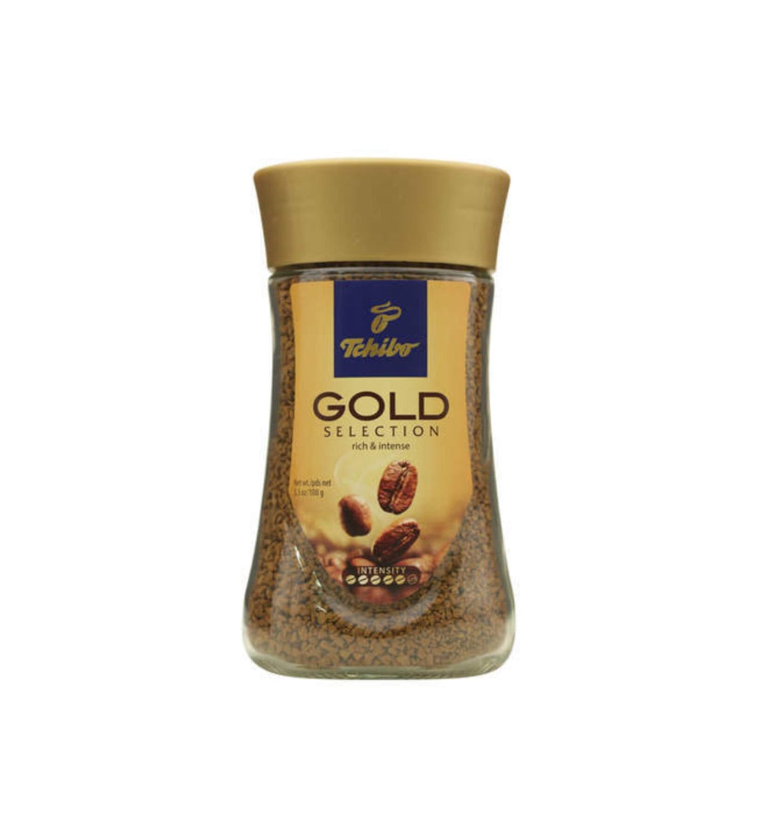 Tchibo Gold Selection Granulated Coffee Glass Jar 100 Gr