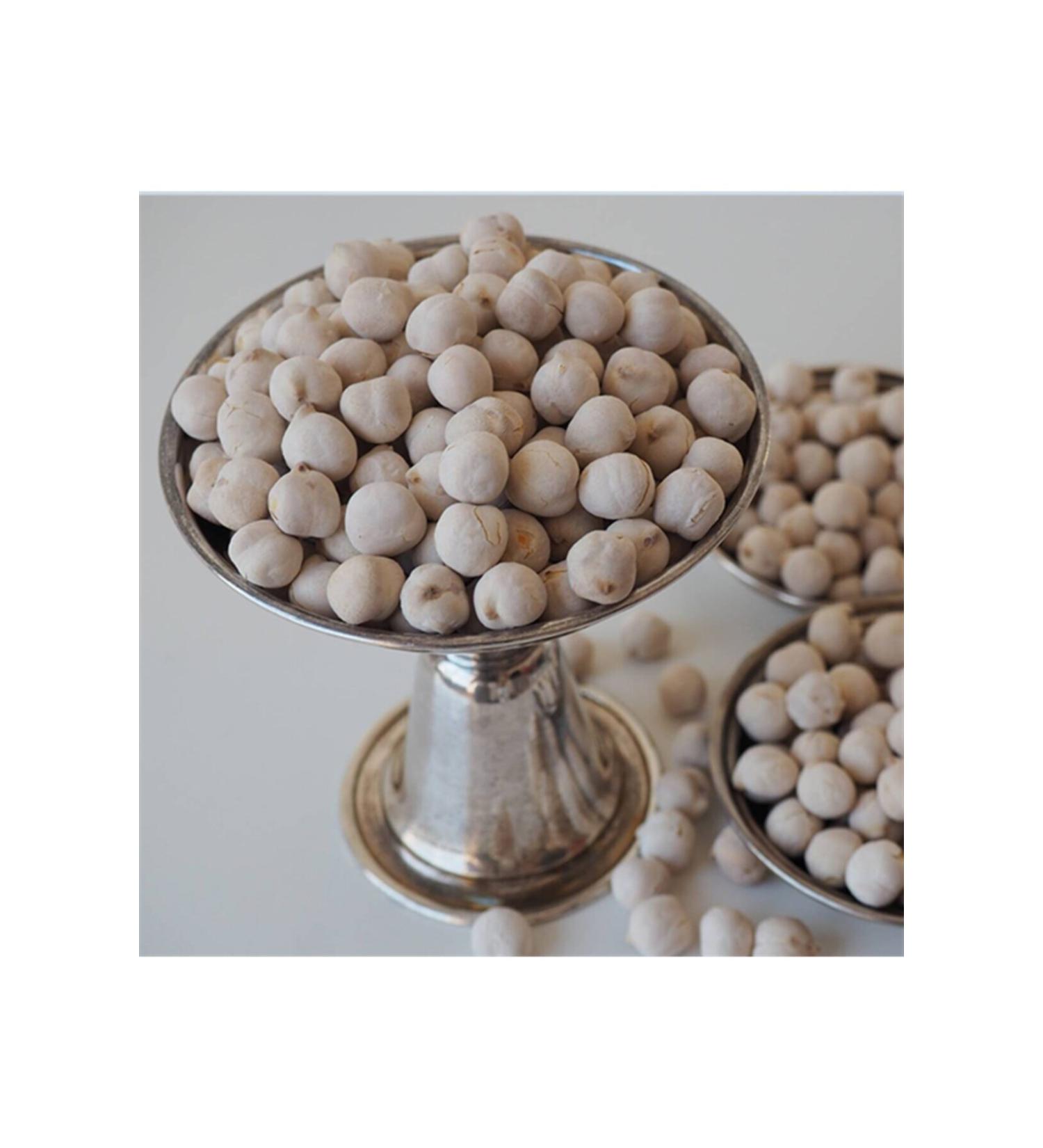 TicaretDeniz Chickpeas Kutahya Local Roasted Soft Jumbo Large White Chickpeas 2 kg