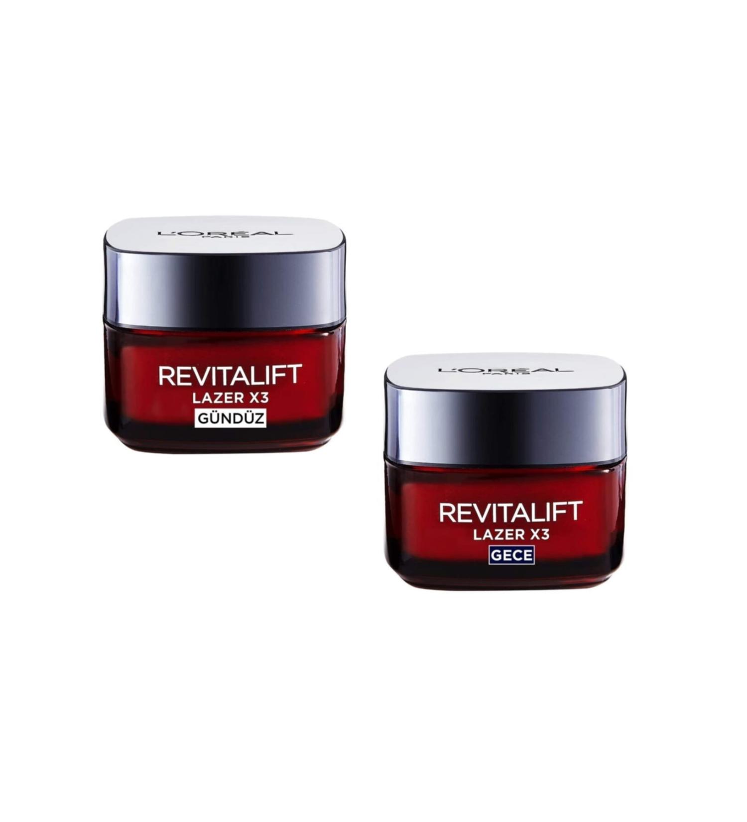 L'Oreal Paris L'or al Paris Revitalift Anti-Aging Night Care Cream + revitalift Anti-Aging Day Care