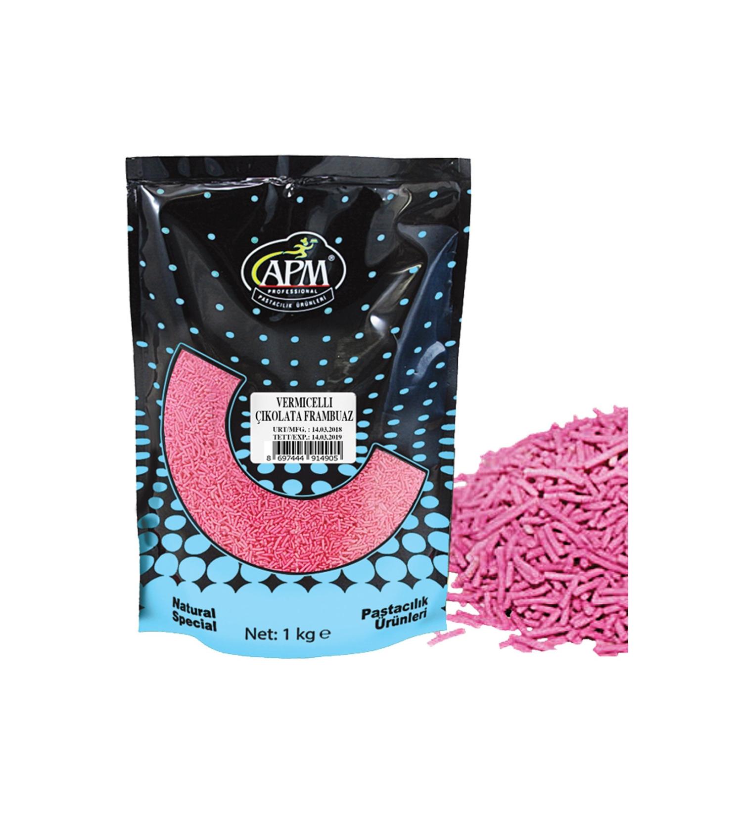 APM Vermicelli Compound Compound Raspberry 1 Kg