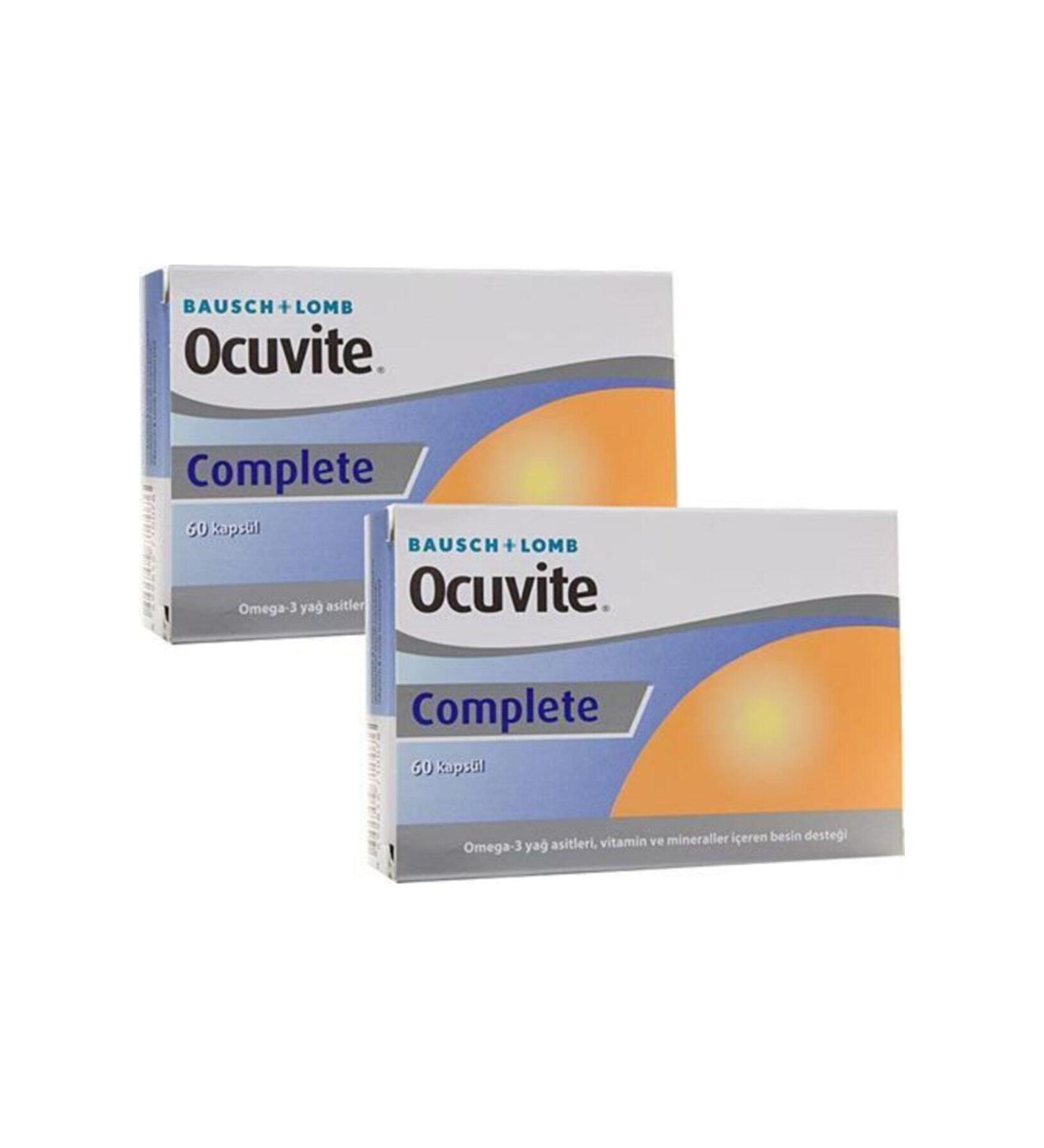 Bausch & Lomb Ocuvite Complete 60 Capsules 2 Pieces