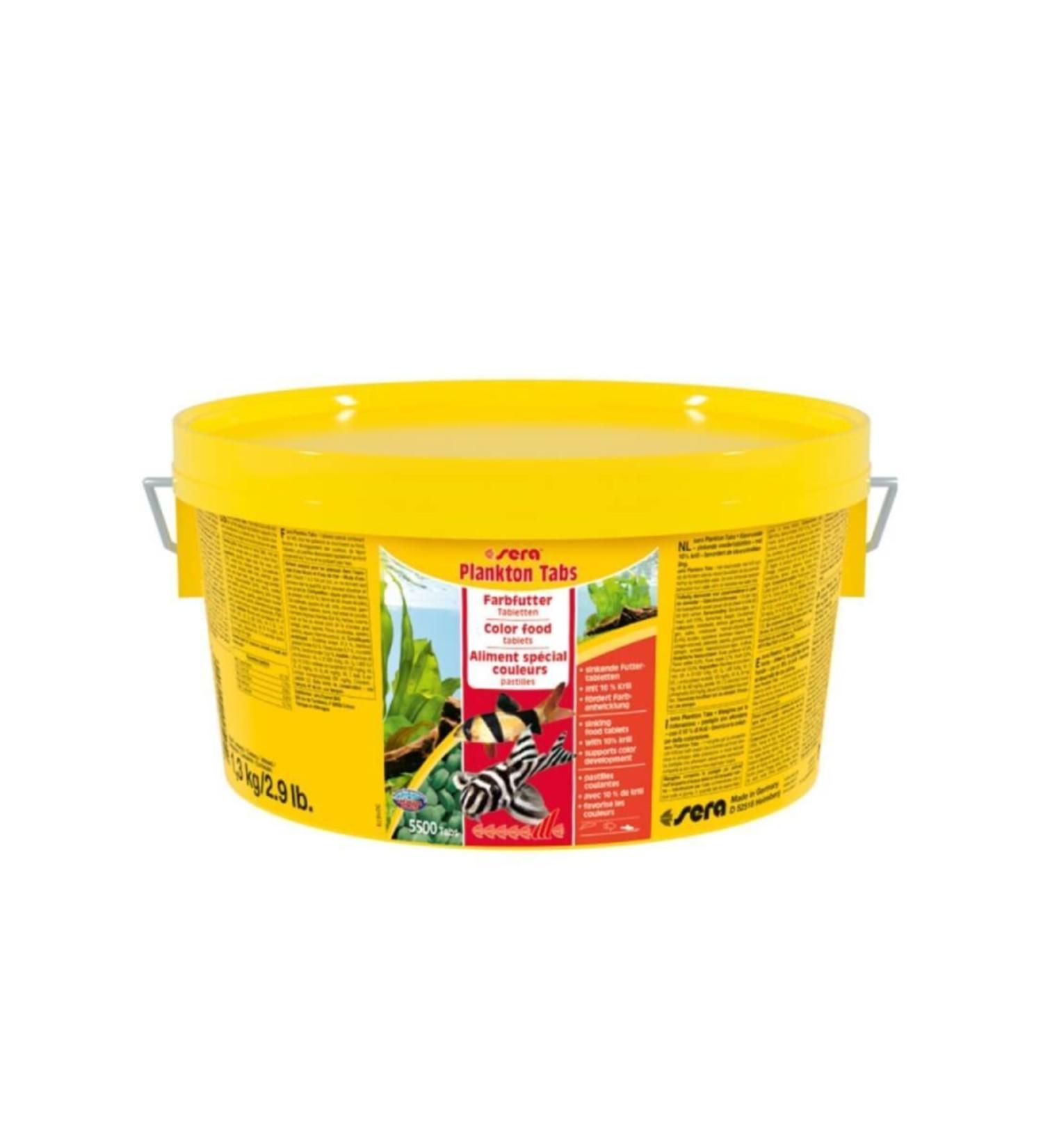 Sera Plankton Tabs Tablet Fish Food 5500 Tablets 2000 ml.