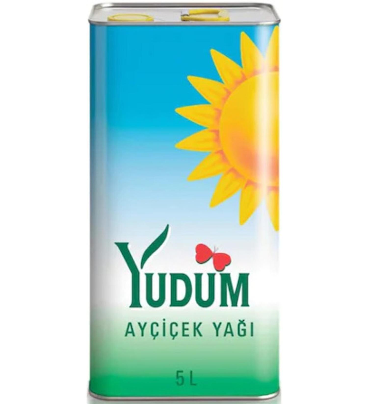 Yudum Sunflower Oil Tin 5 L - Buy Online on GoSupps.com