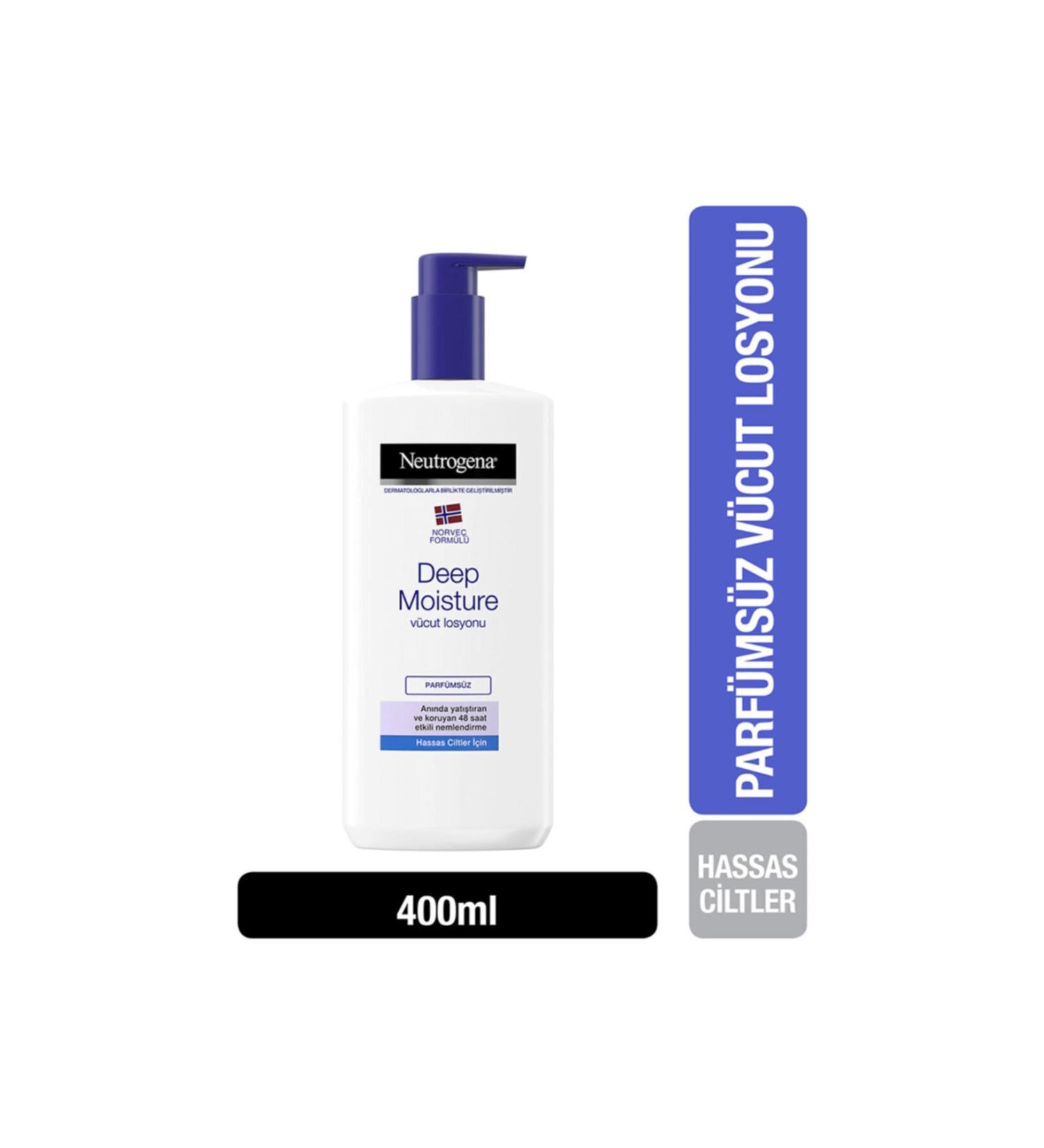 Neutrogena Deep Moisture Sensitive Dry Body Lotion 400 ml