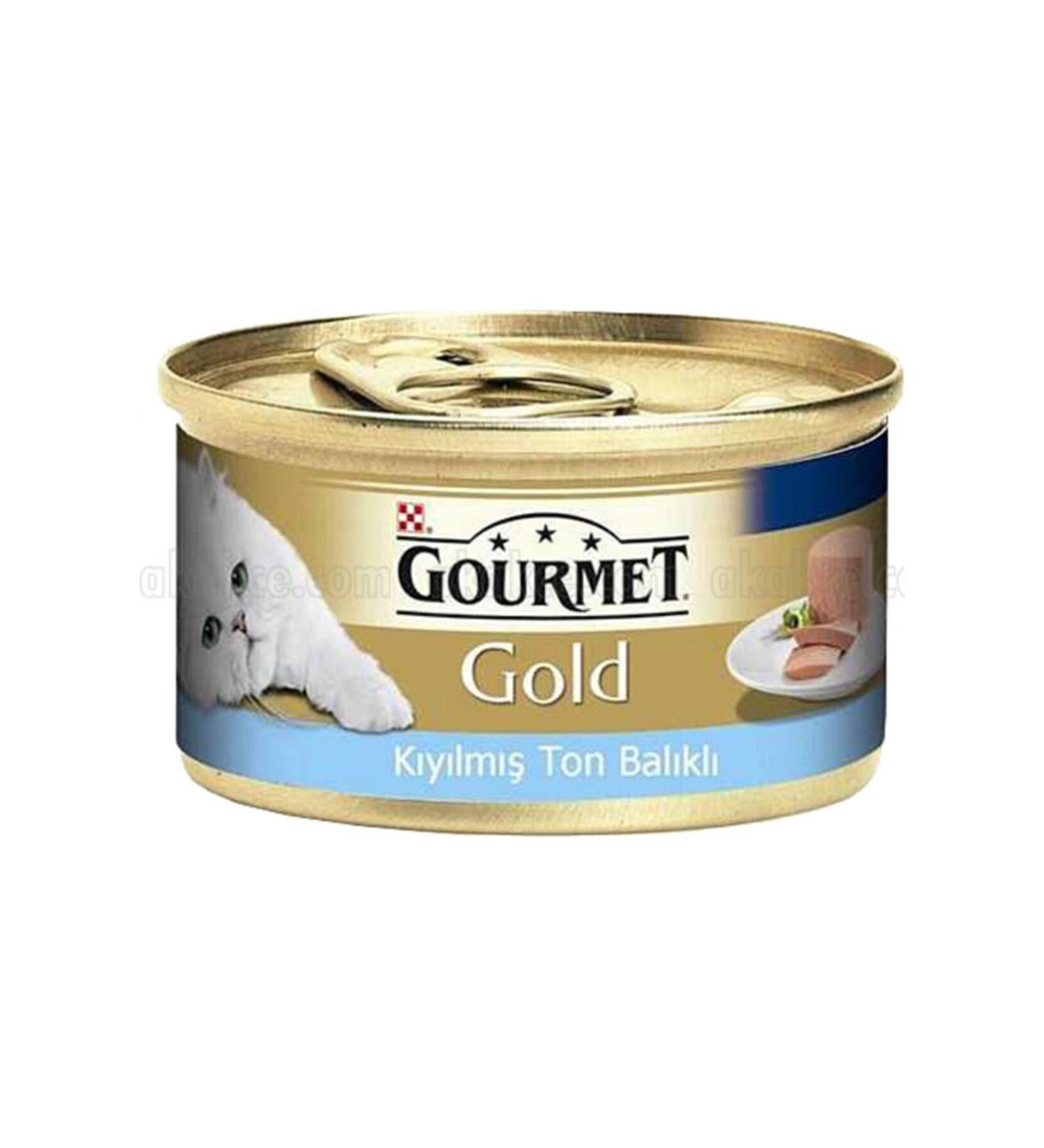 Gourmet Gold Canned Tuna Cat Food 85 gr X 24 Pieces