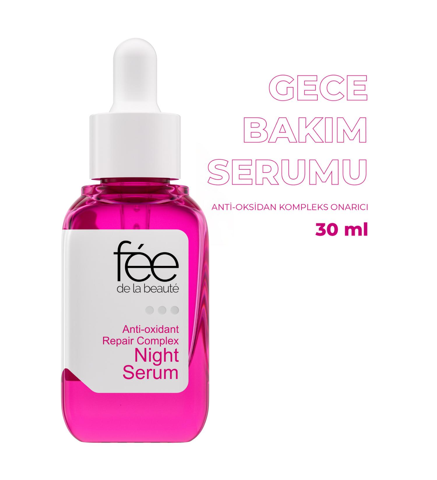 Fee de la Beaute Vitamin B3 & Vitamin E Repairing Anti-Aging Antioxidant Complex Night Care Serum 30 ml - Buy Online on GoSupps.com