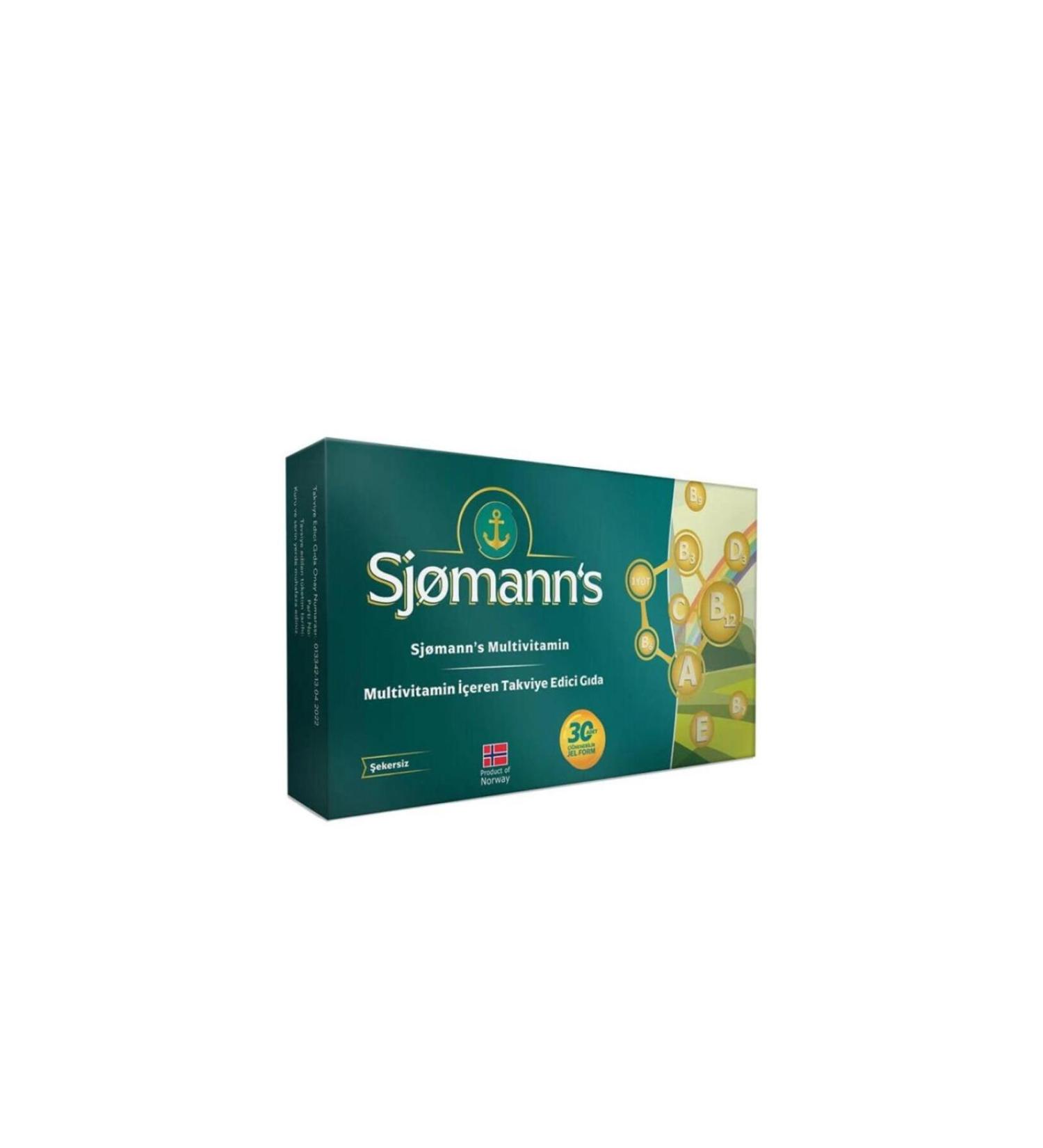 Sjomann's Sjomann's Multivitamin Chewable Gel Form 30 Pieces