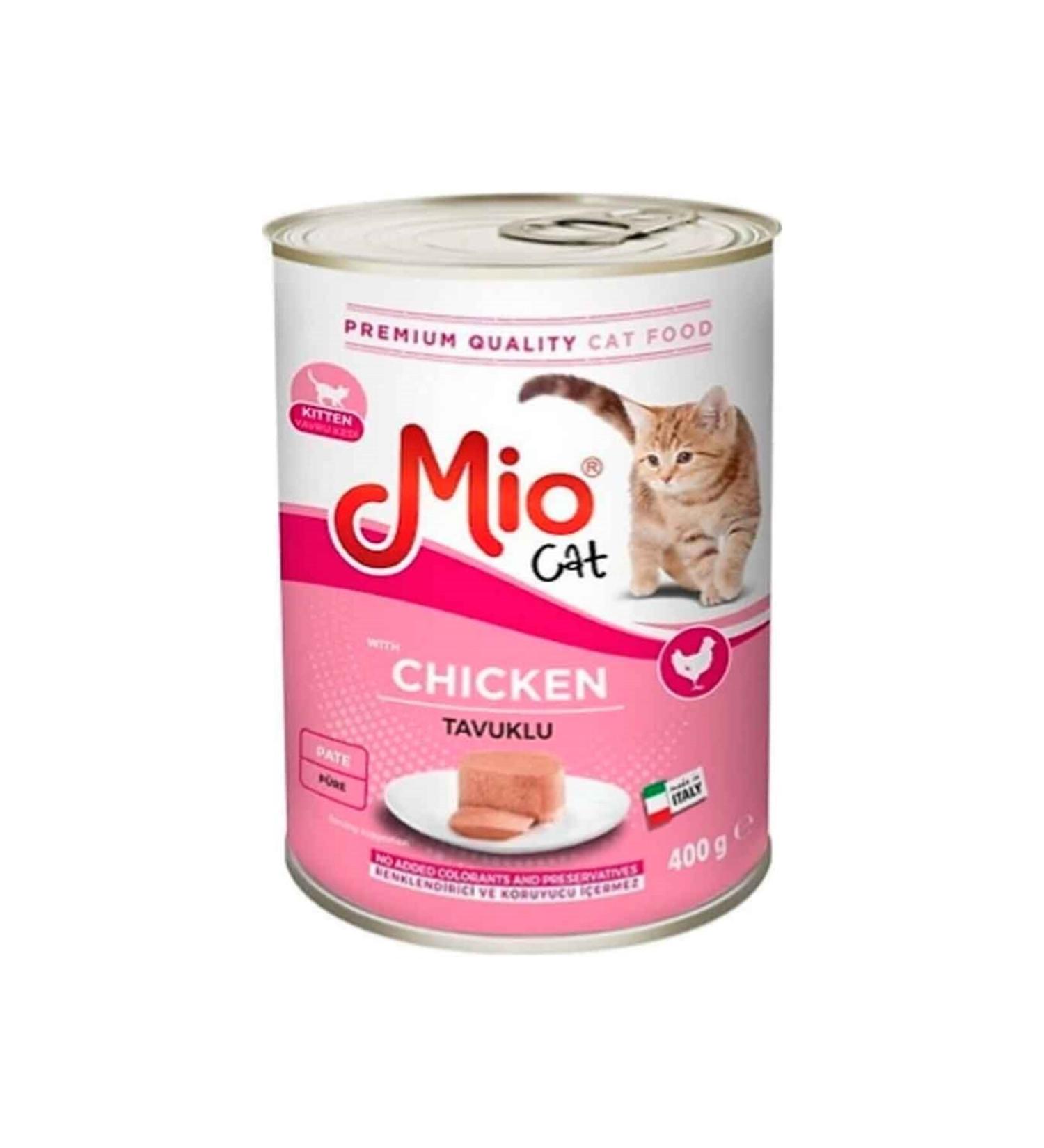 Mio Mio Kitten Canned Chicken Puree Paste 400 gr