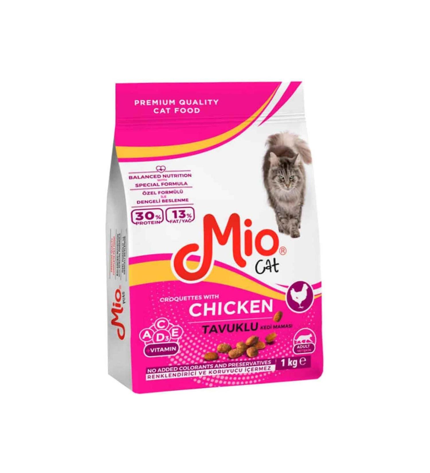 Mio Mio Adult Cat Food with Chicken 1 Kg