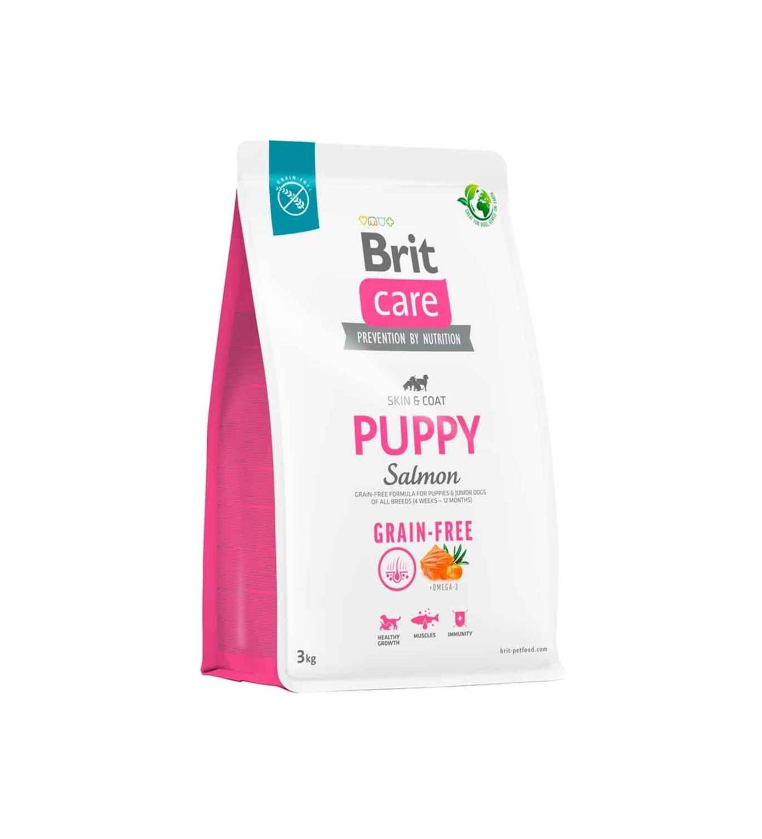 Brit Care Grain-Free Salmon Puppy Food 3 Kg