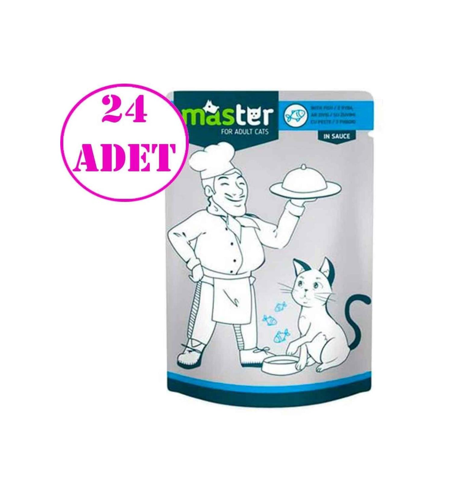 Master Cat Canned Fish 80 gr 24 Pieces