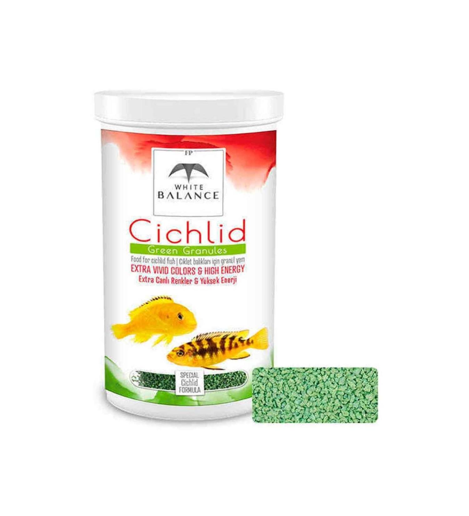 White Balance Cichlid Green Granules 250 ml