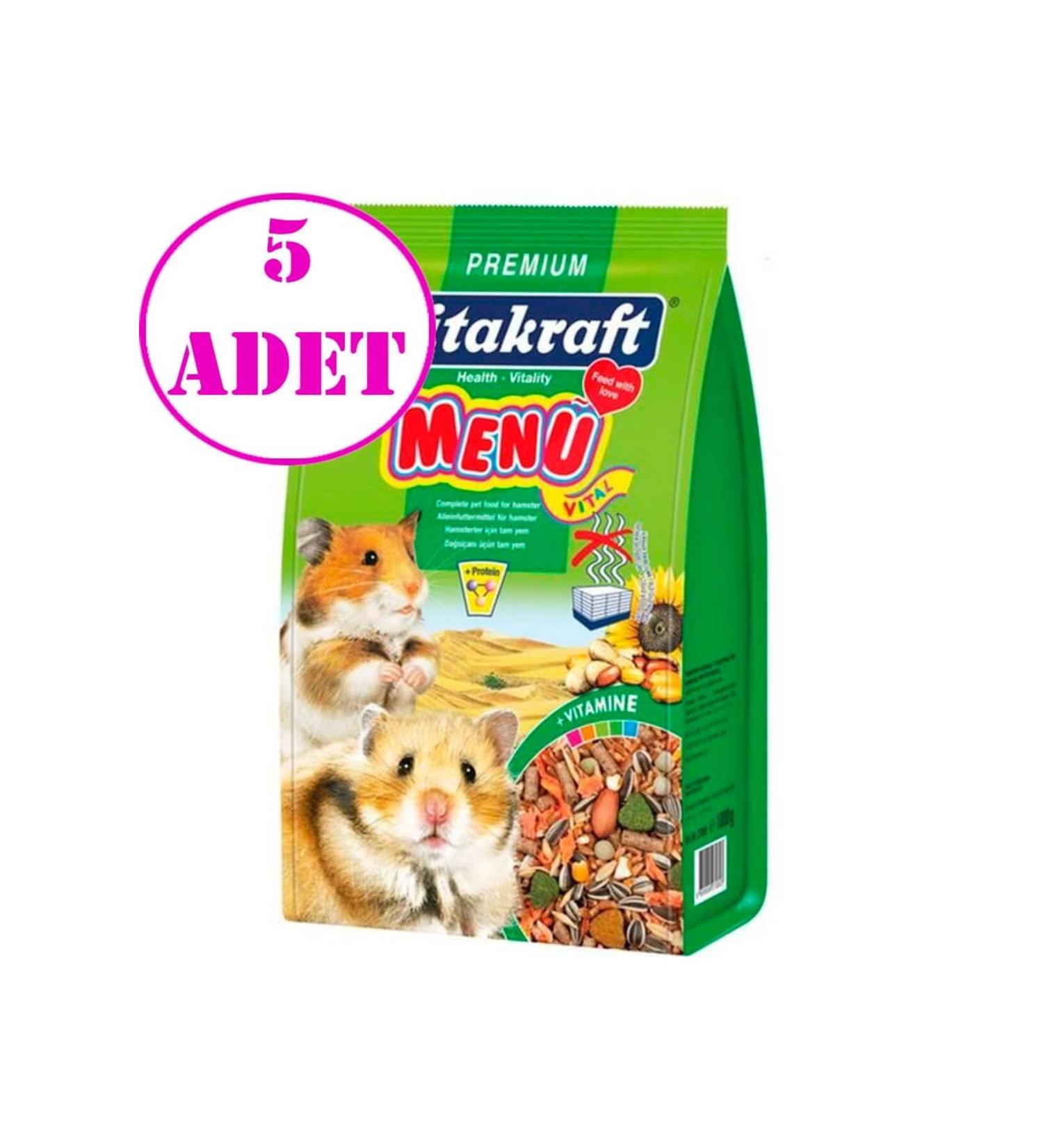 Vitakraft Menu Vital Hamster Food 1 Kg 5 Pcs