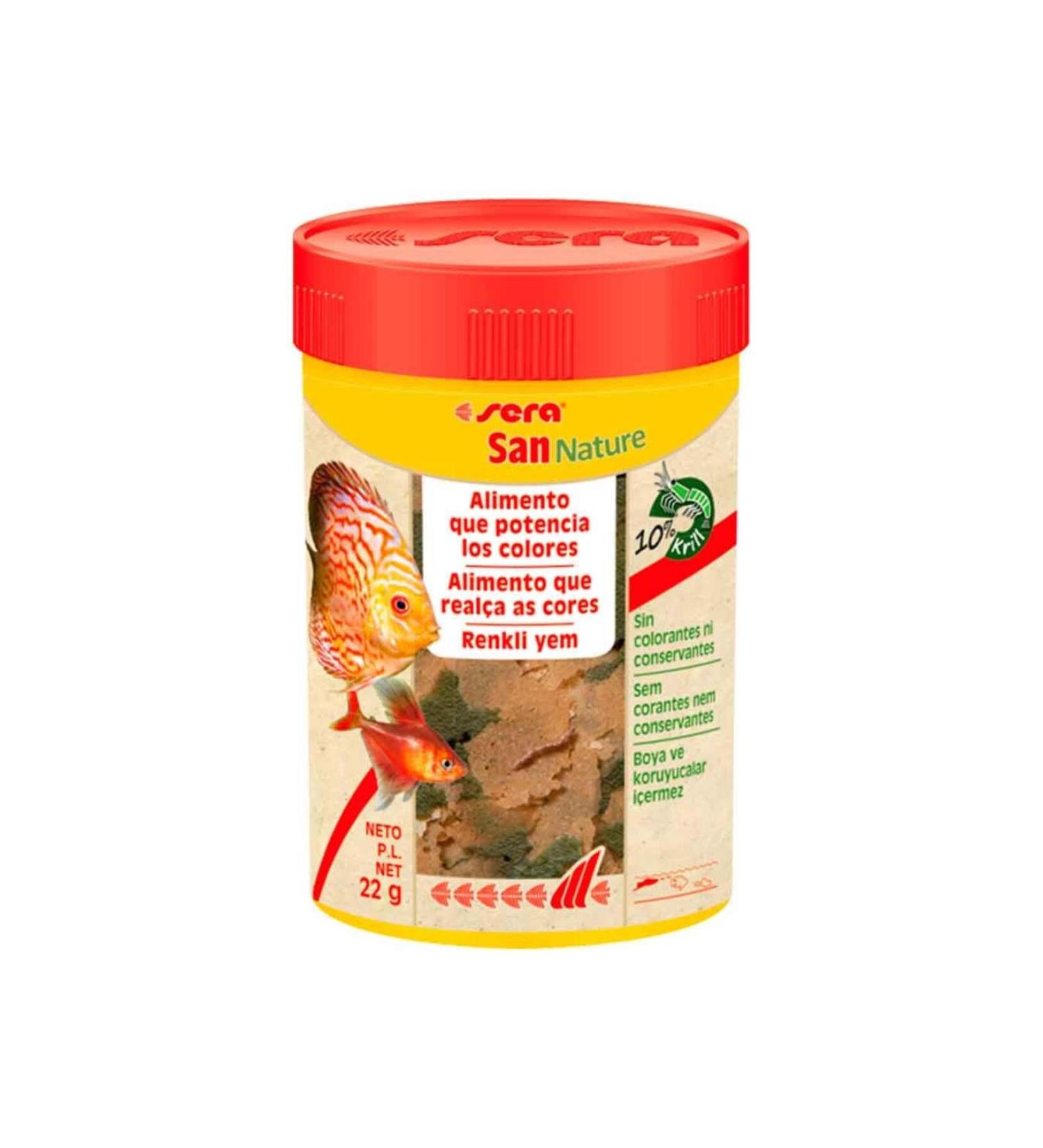 Sera San Nature Flake Fish Food 100 ml