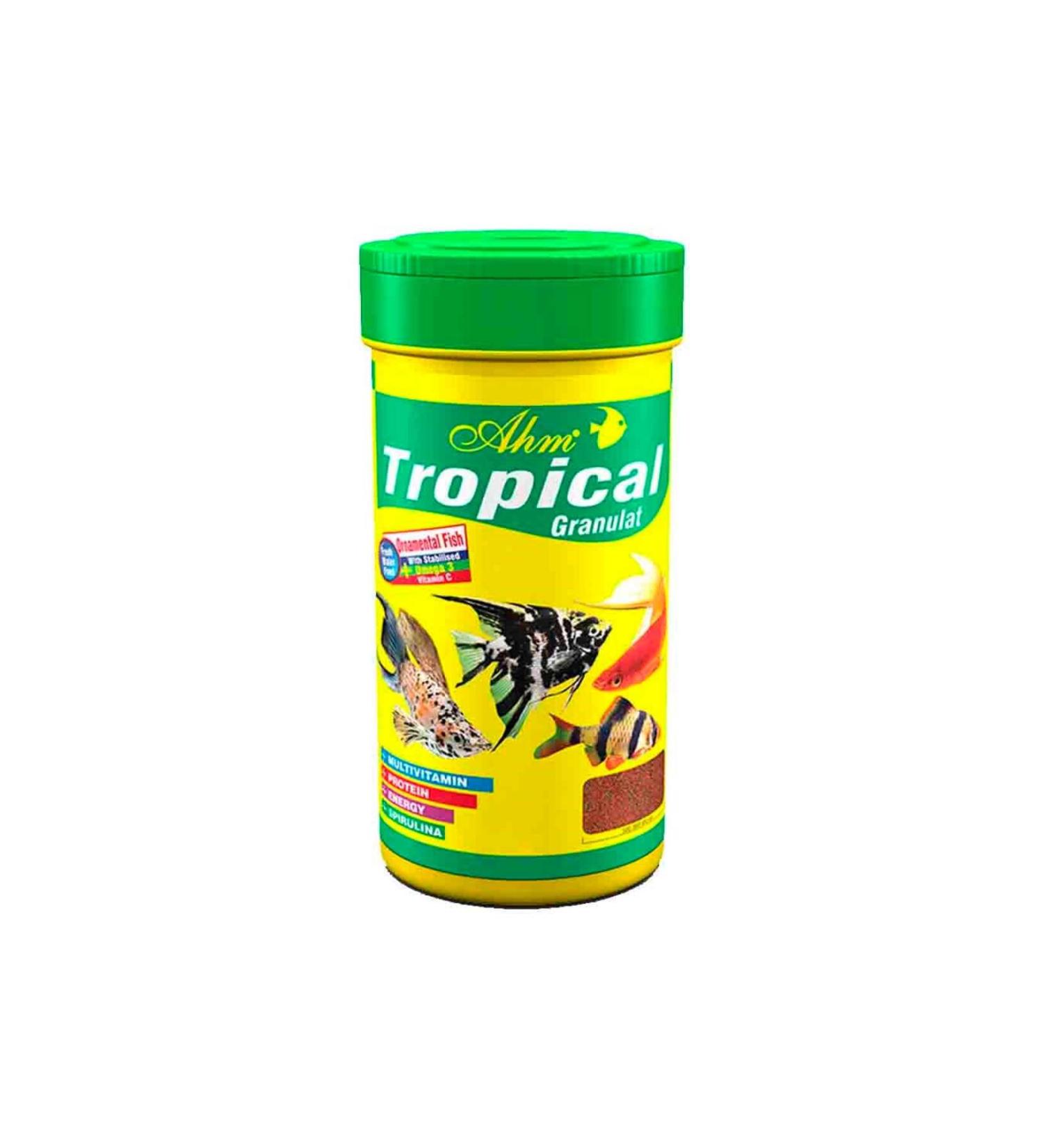 Ahm Tropical Granulate Fish Food 100ml