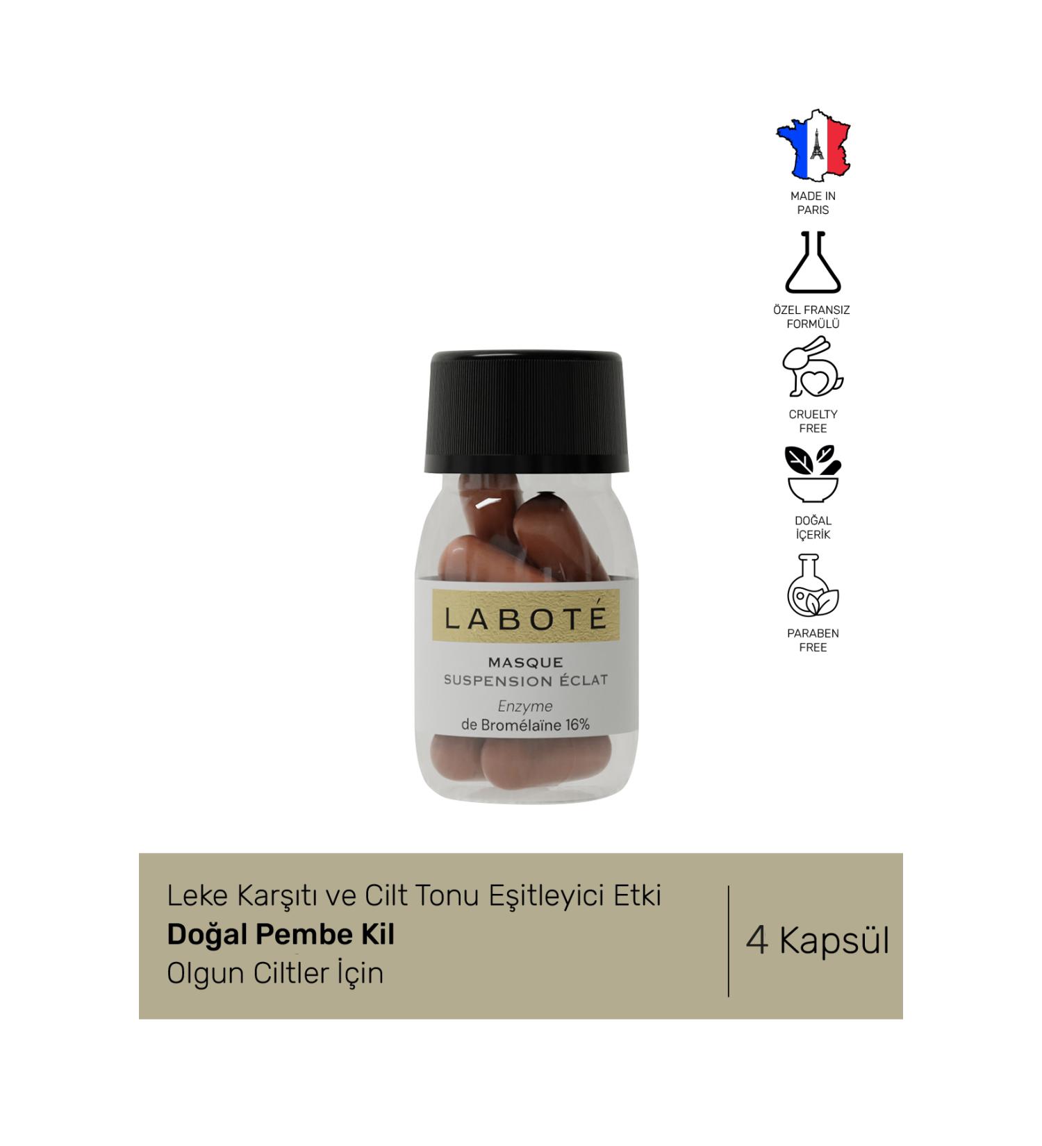 LABOTE Anti-Spot Natural Clay Glow Mask 4 Capsules