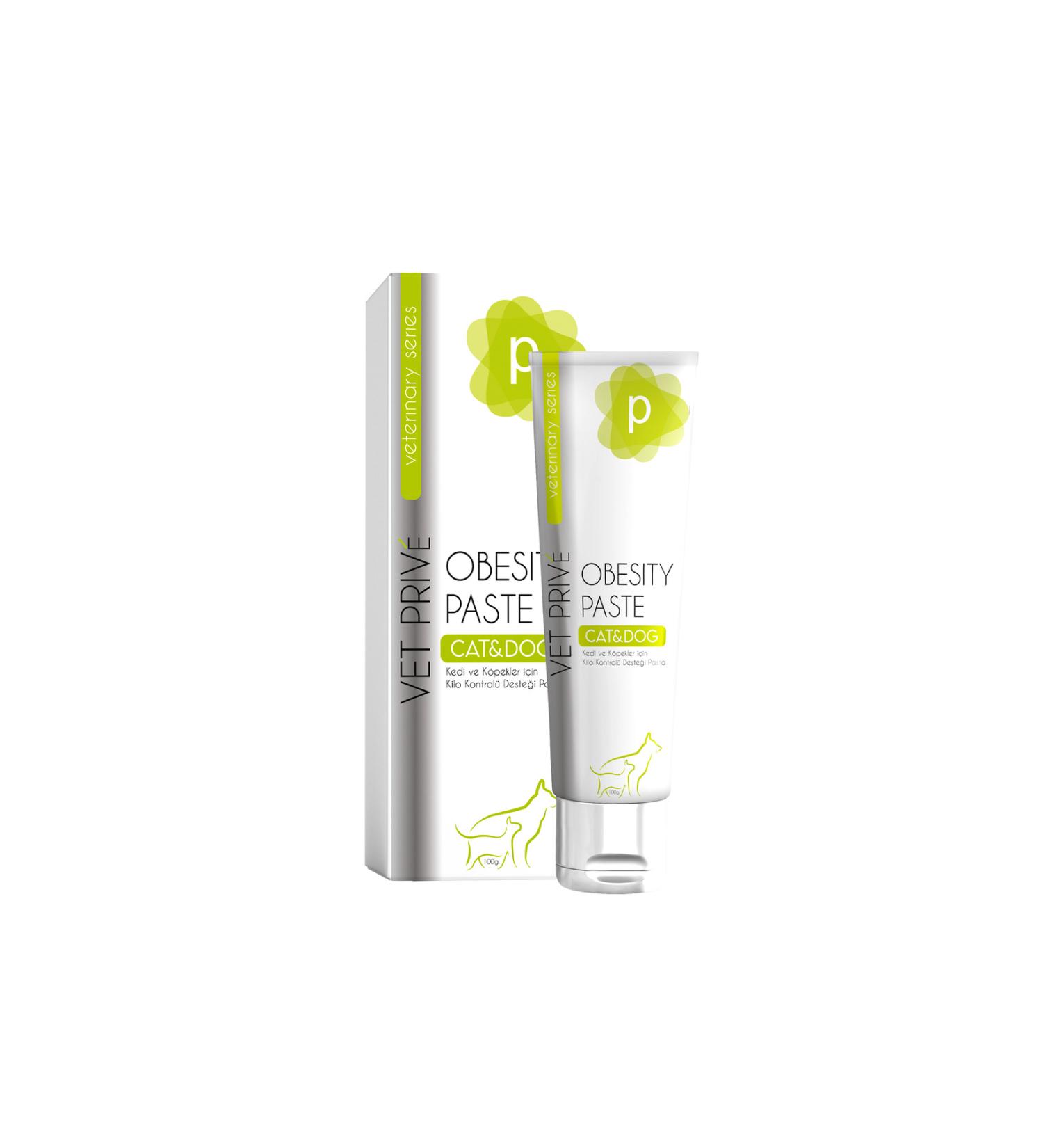 VetPrive Obesity Paste / Weight Control Support Paste for Cats and Dogs 100 gr