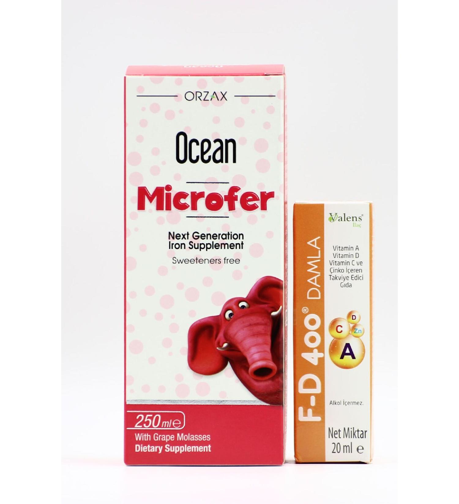 Ocean Microfer Liposomal Iron Valens ACD Drops Containing Vitamin and Zinc - Buy Online on GoSupps.com